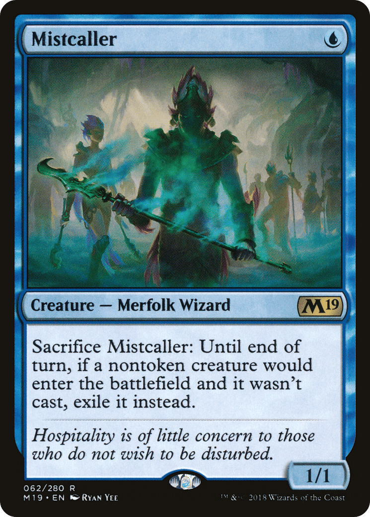 Mistcaller — Core Set 2019 — Magic: The Gathering