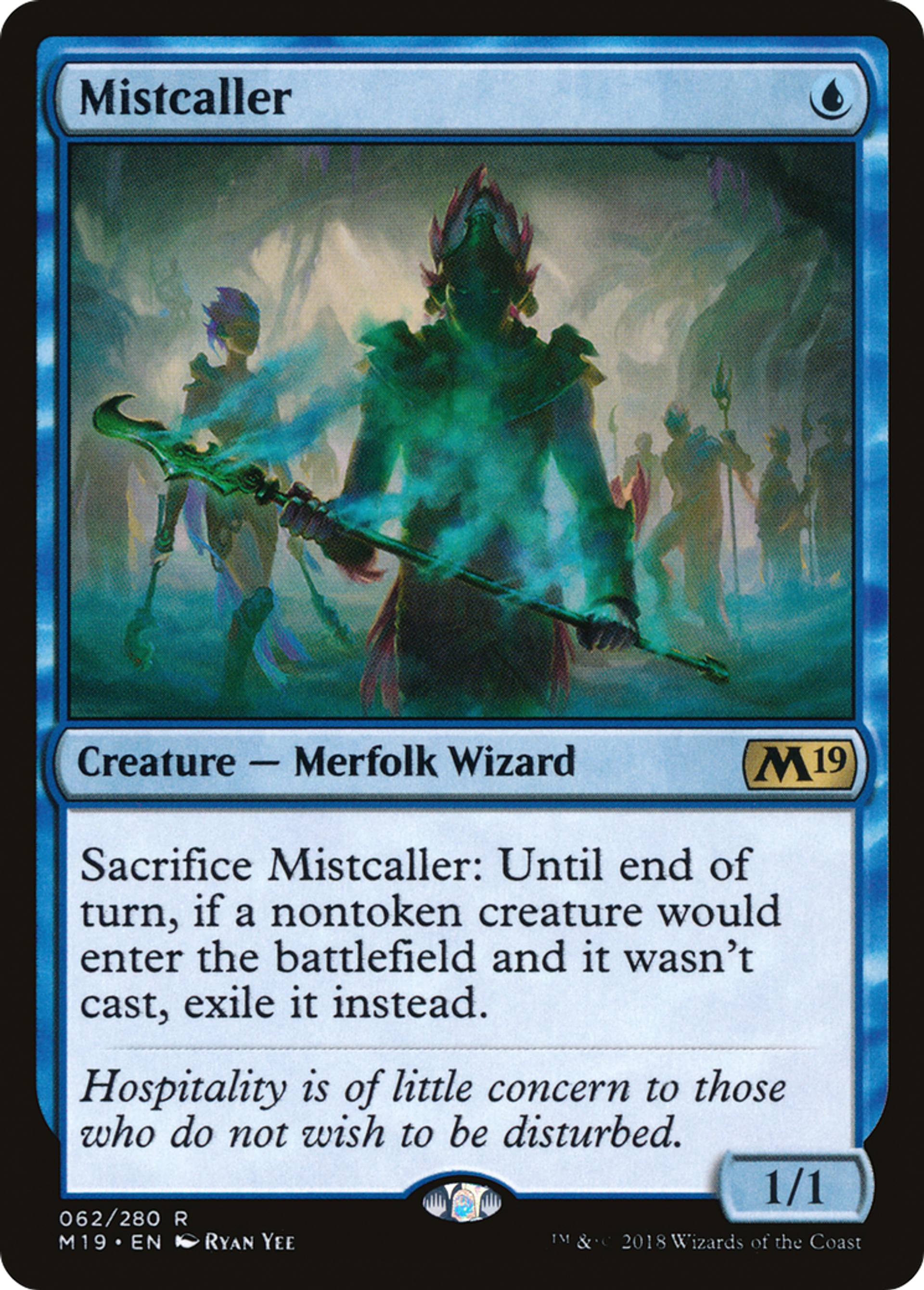 Mistcaller — Core Set 2019 — Magic: The Gathering