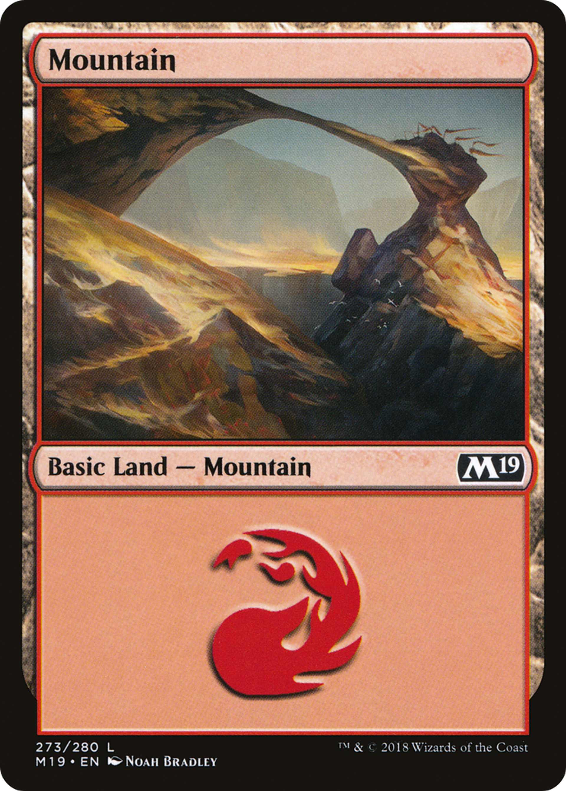 Mountain — Core Set 2019 — Magic: The Gathering