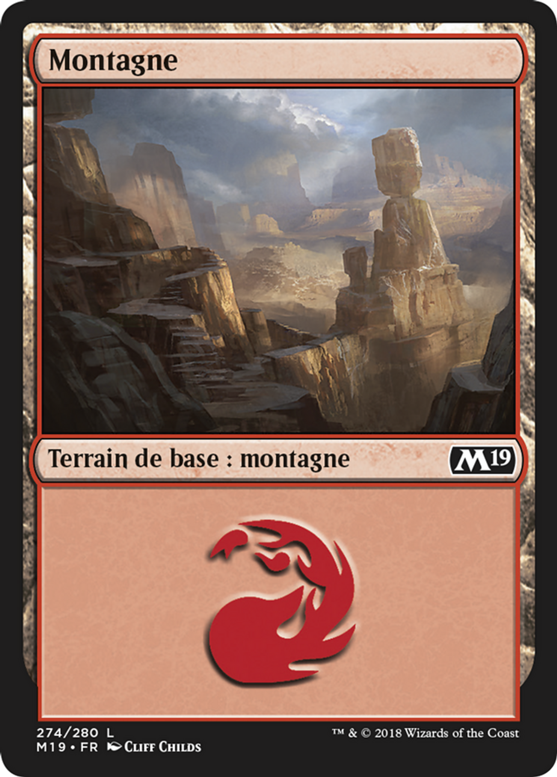 Montagne — Core Set 2019 — Magic: The Gathering