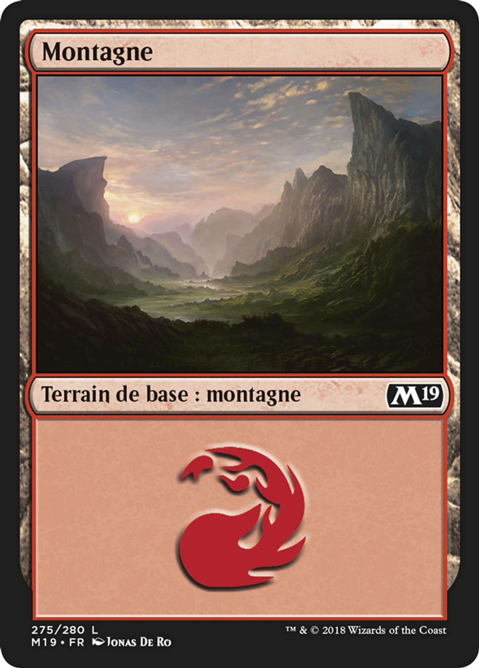 Montagne — Core Set 2019 — Magic: The Gathering