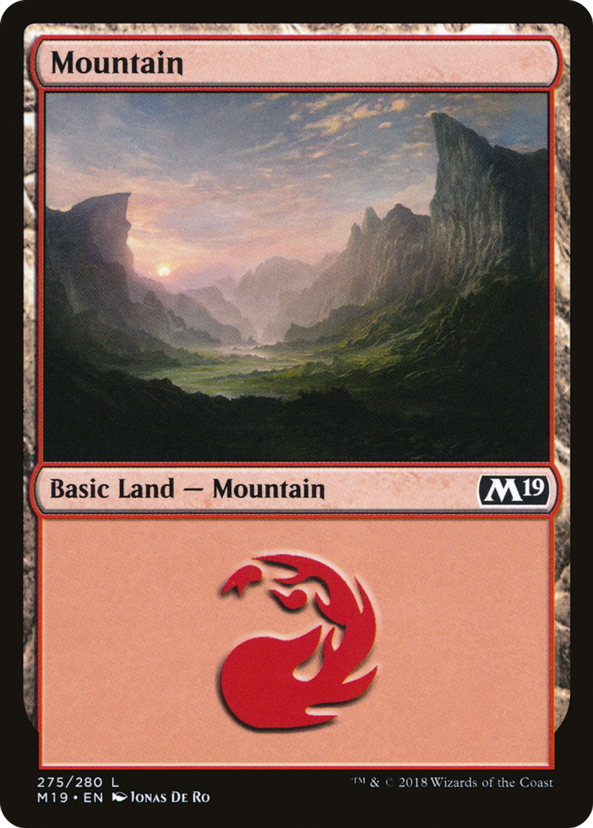 Mountain — Core Set 2019 — Magic: The Gathering