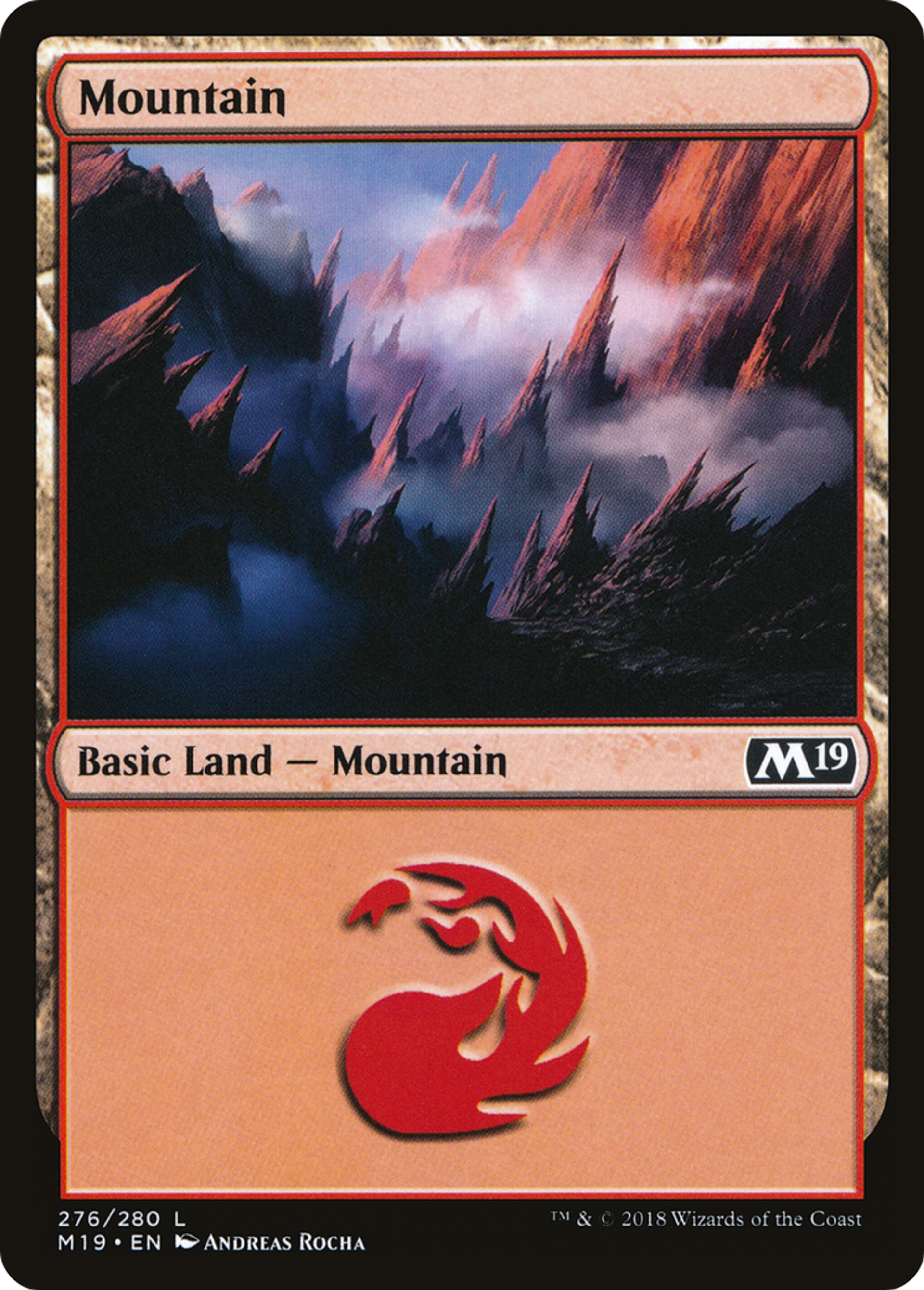 Mountain — Core Set 2019 — Magic: The Gathering
