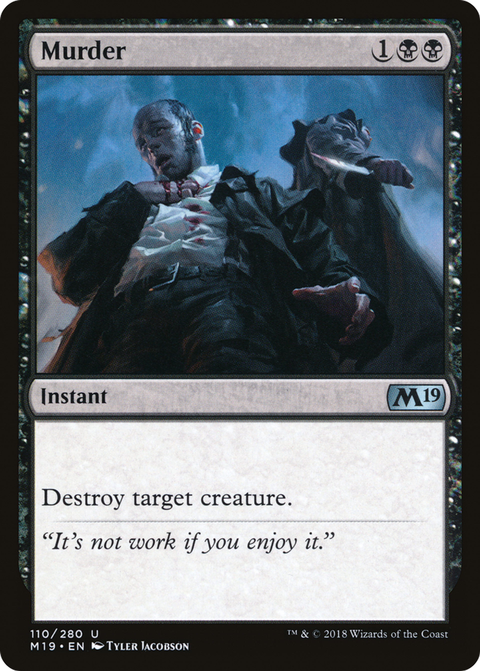 Murder — Core Set 2019 — Magic: The Gathering