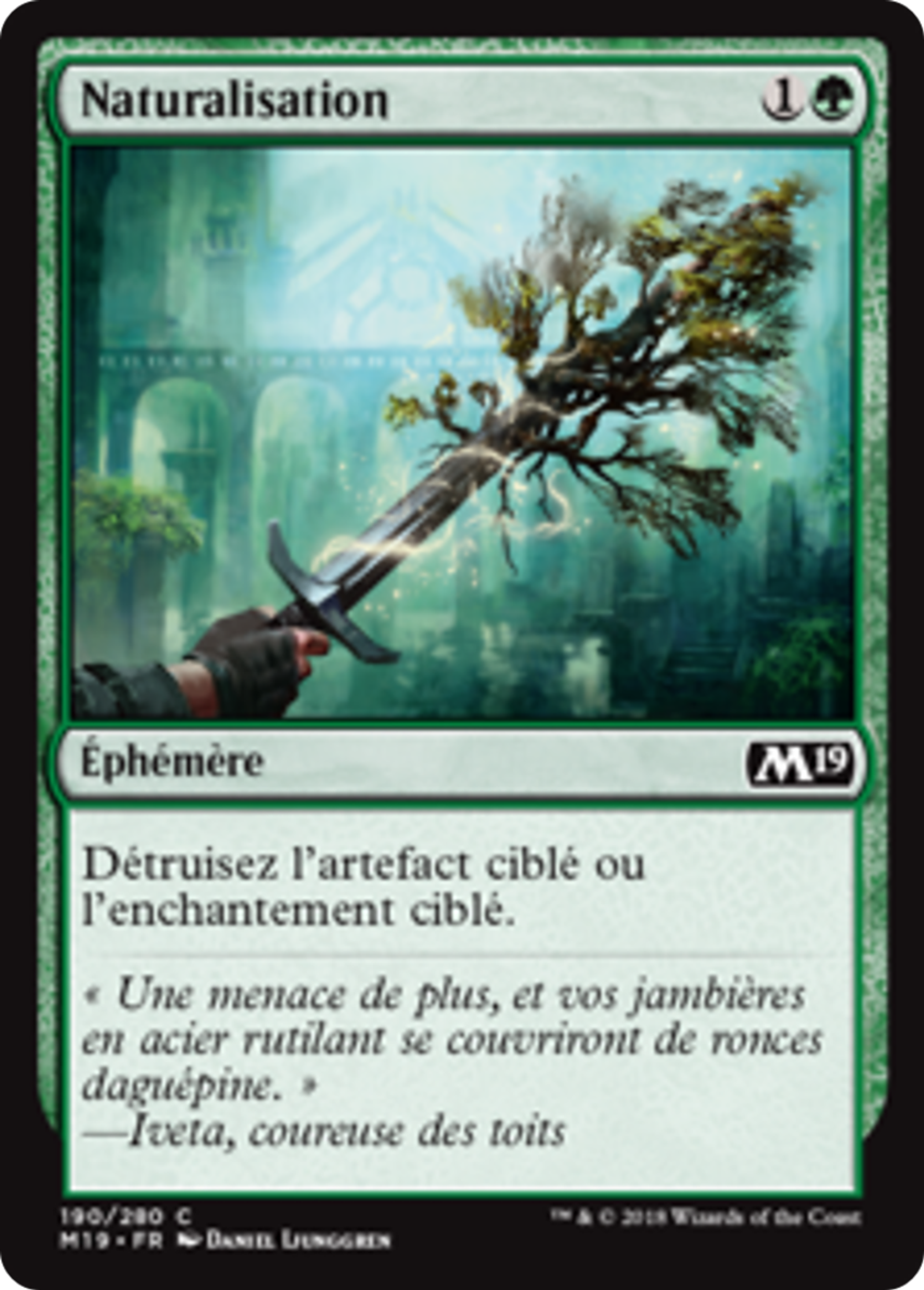 Naturalisation — Core Set 2019 — Magic: The Gathering