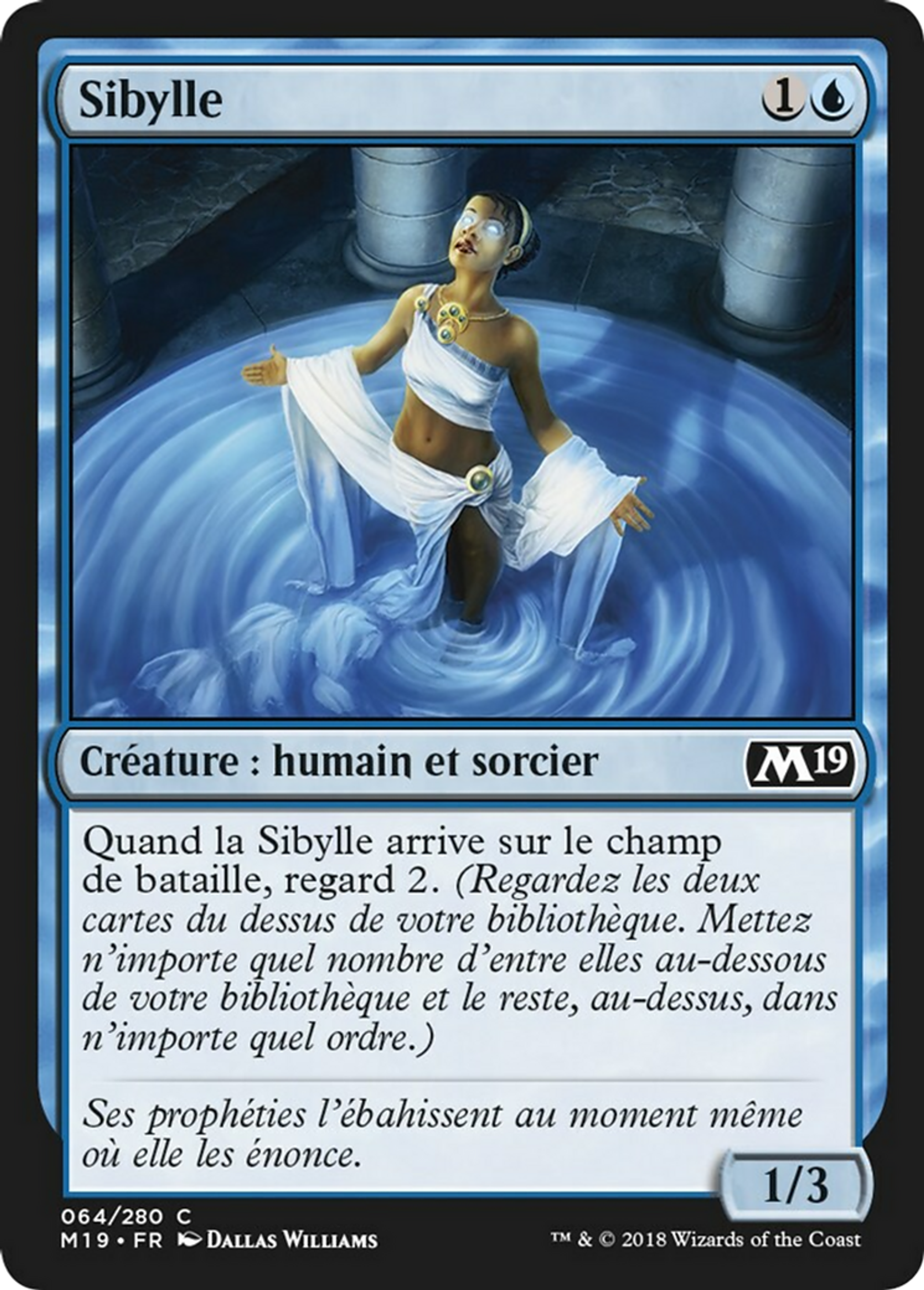 Sibylle — Core Set 2019 — Magic: The Gathering