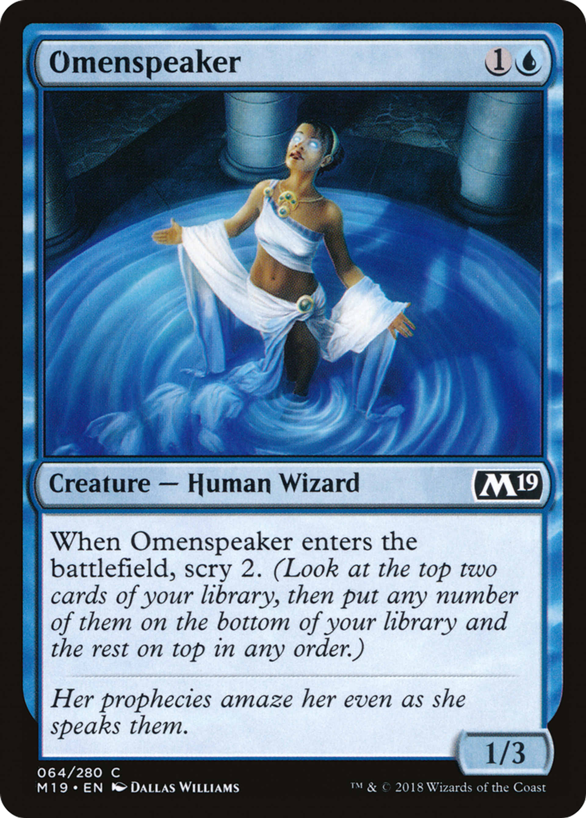 Sibylle — Core Set 2019 — Magic: The Gathering