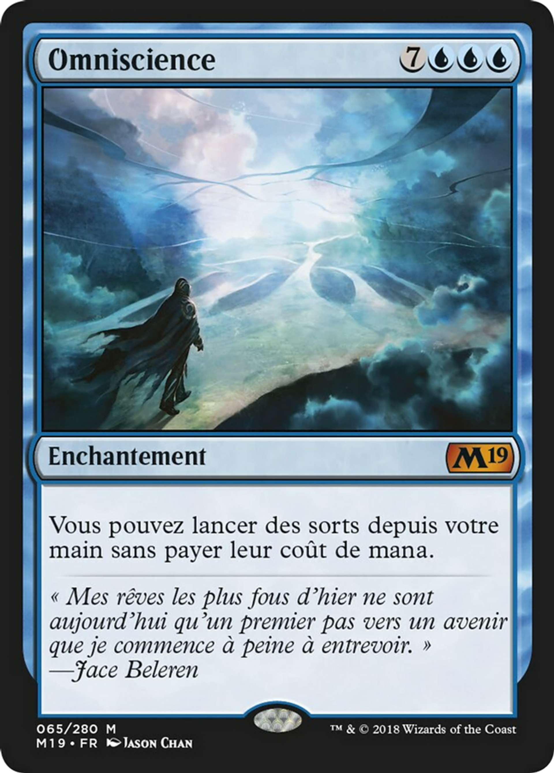 Omniscience — Core Set 2019 — Magic: The Gathering
