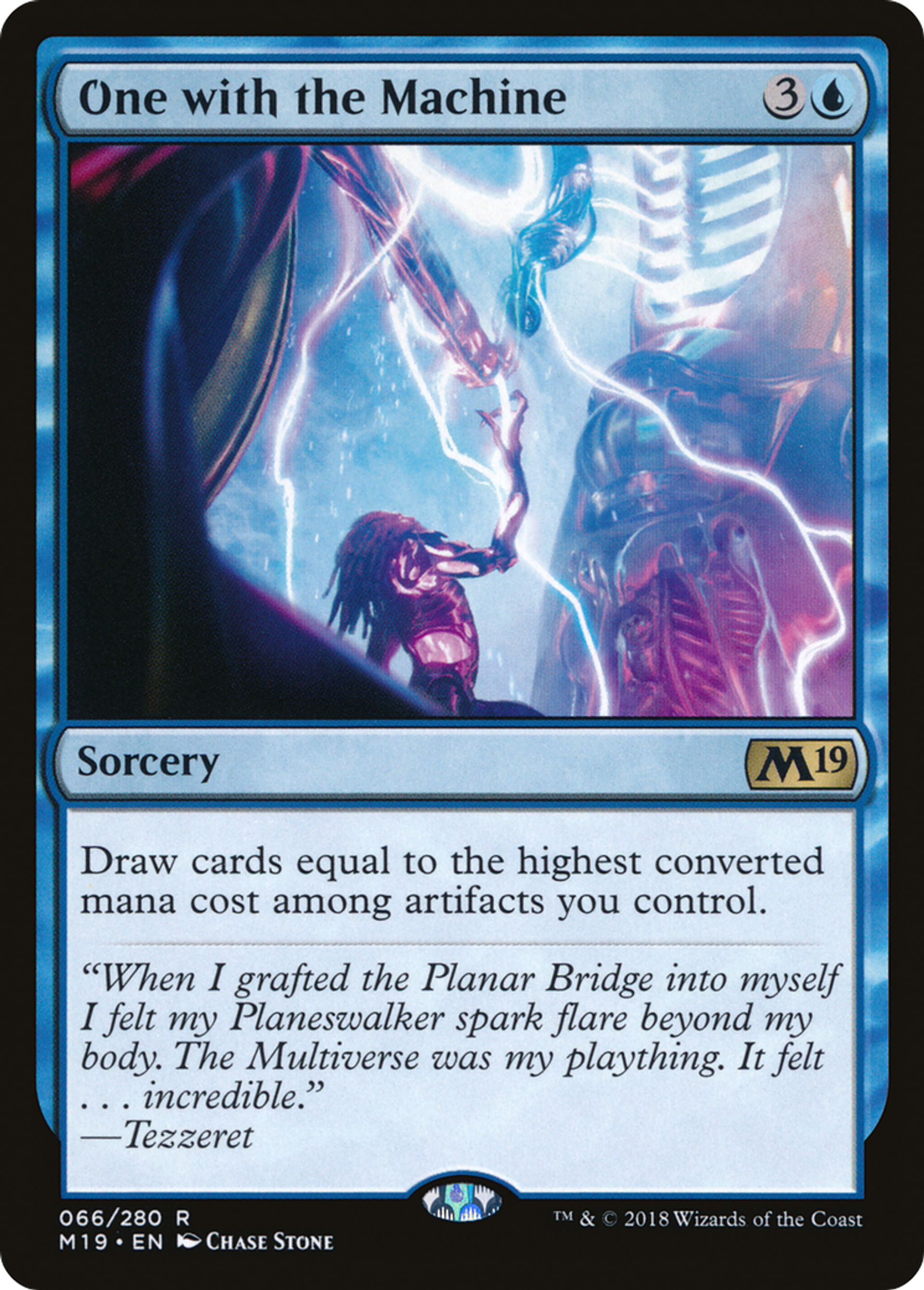 One with the Machine — Core Set 2019 — Magic: The Gathering