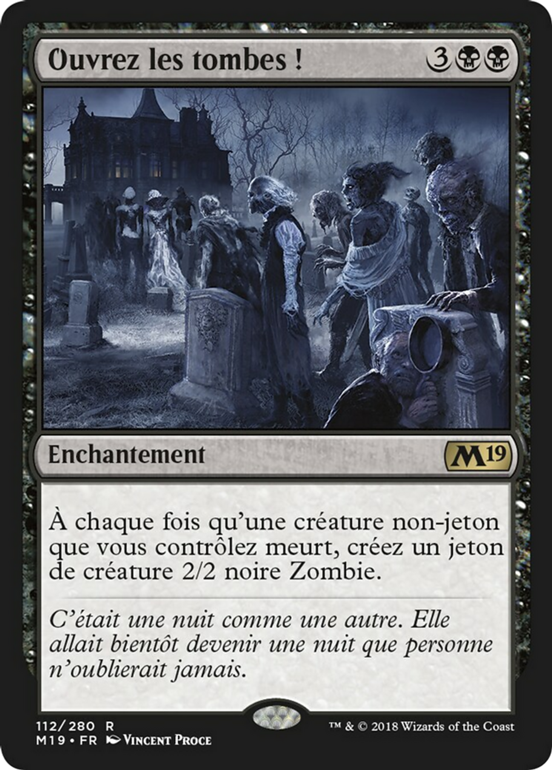 Ouvrez les tombes ! — Core Set 2019 — Magic: The Gathering