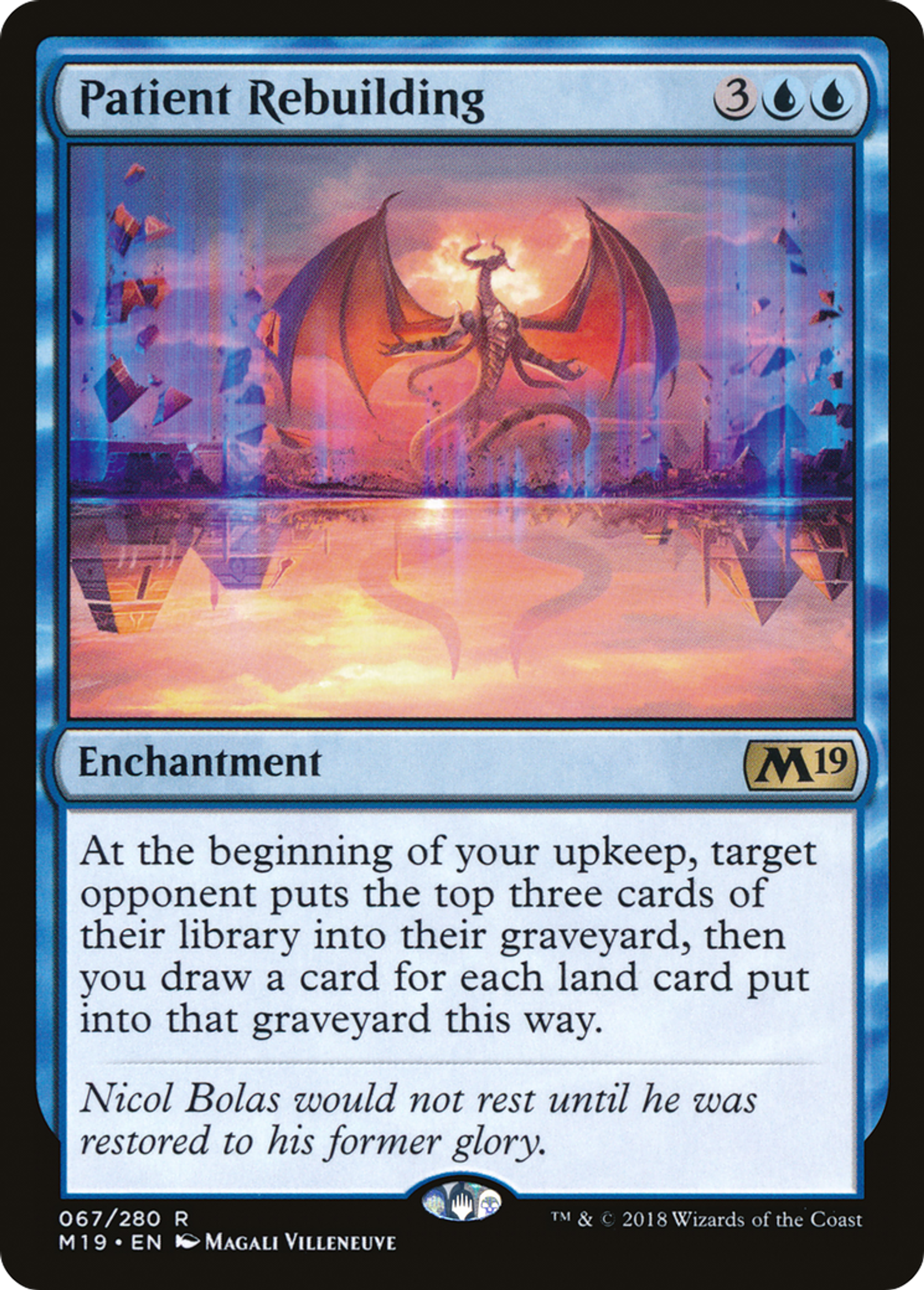 Patient Rebuilding — Core Set 2019 — Magic: The Gathering