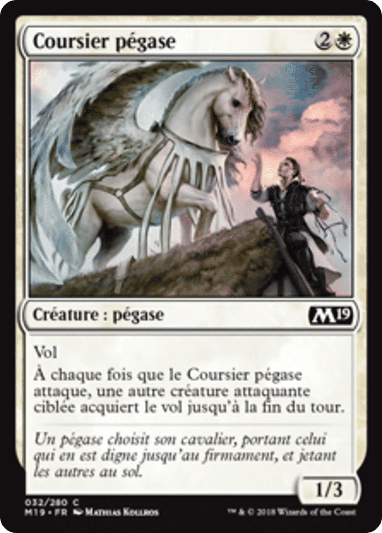 Coursier pégase — Core Set 2019 — Magic: The Gathering