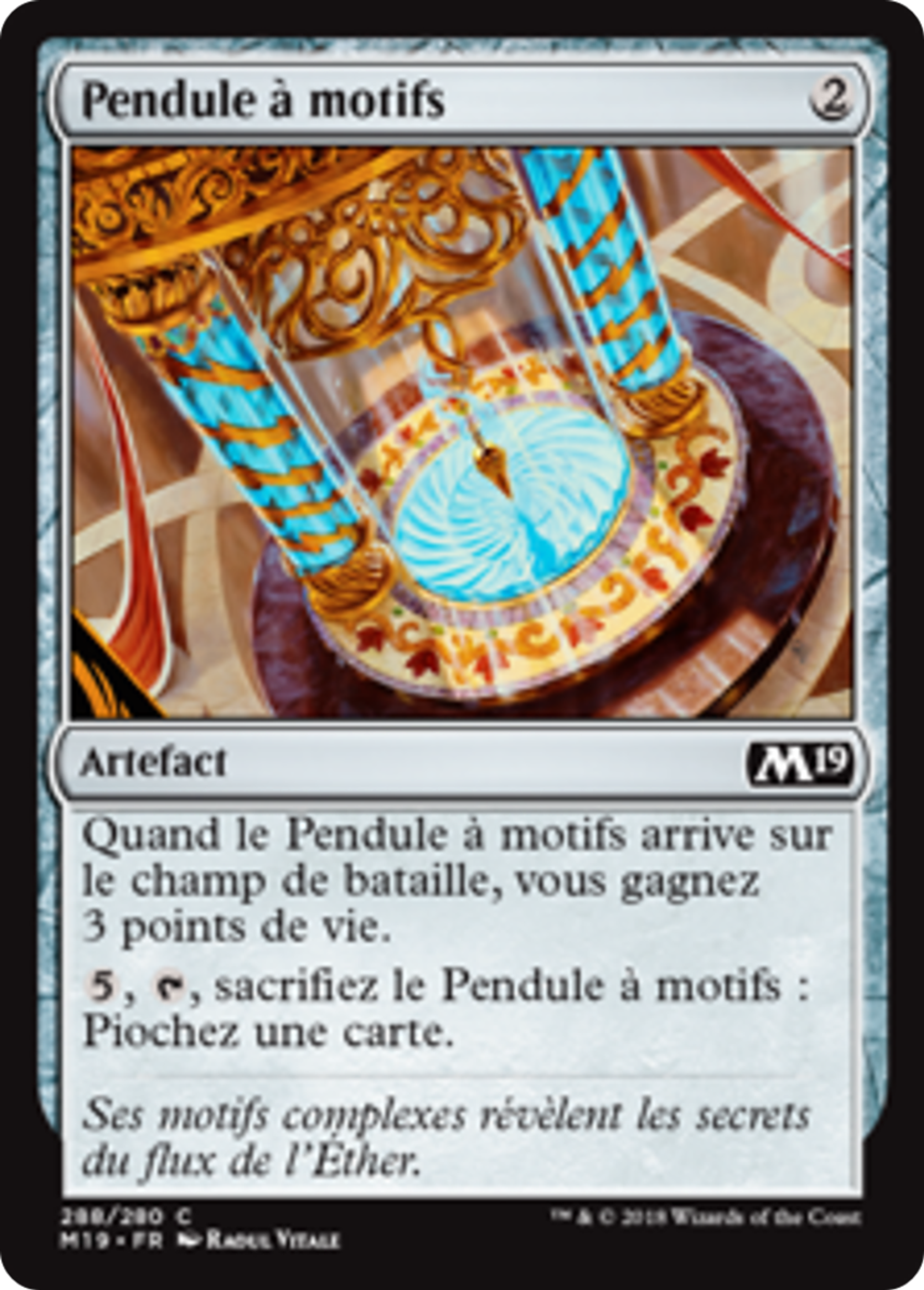 Pendule à motifs — Core Set 2019 — Magic: The Gathering