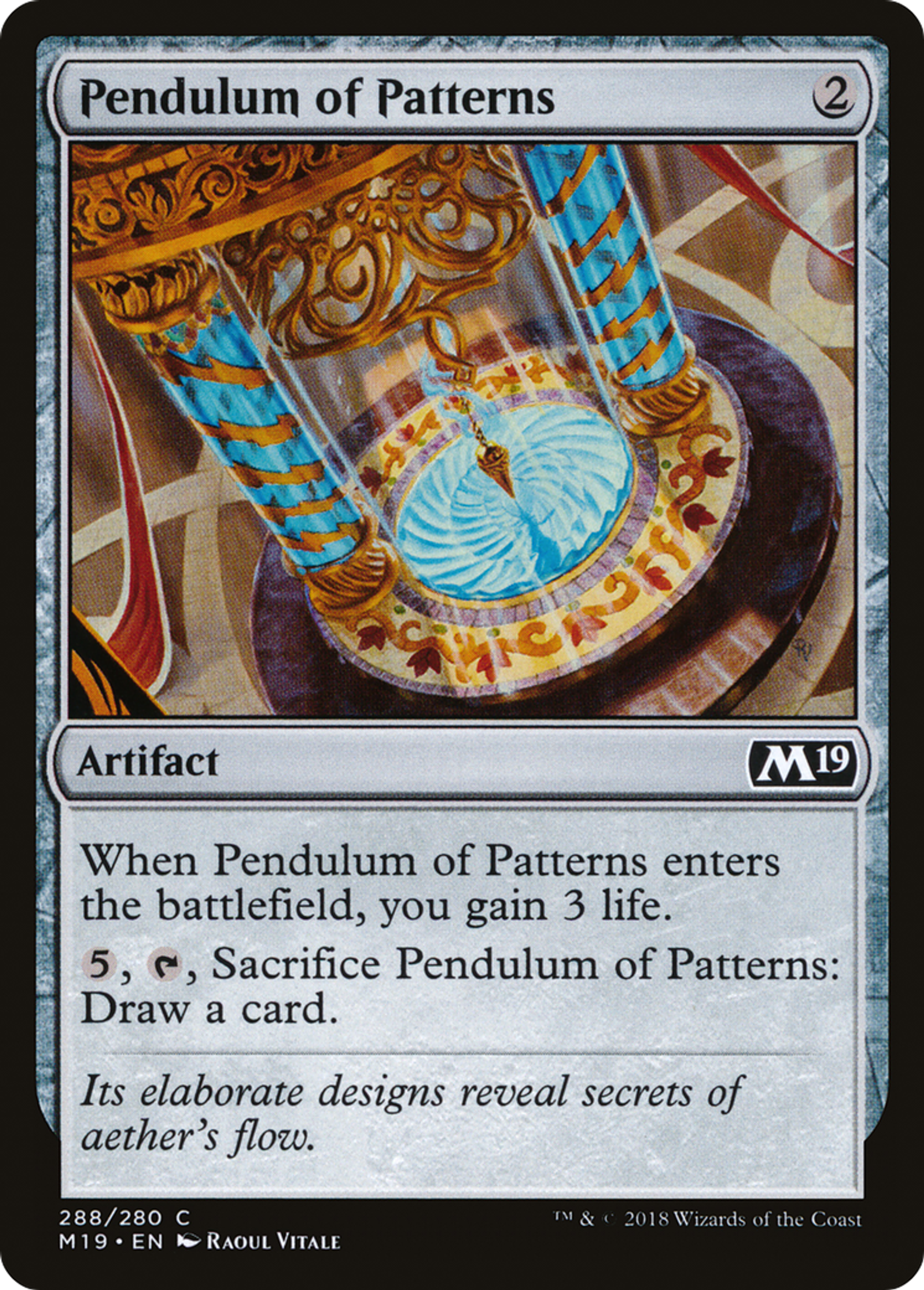 Pendulum of Patterns — Core Set 2019 — Magic: The Gathering