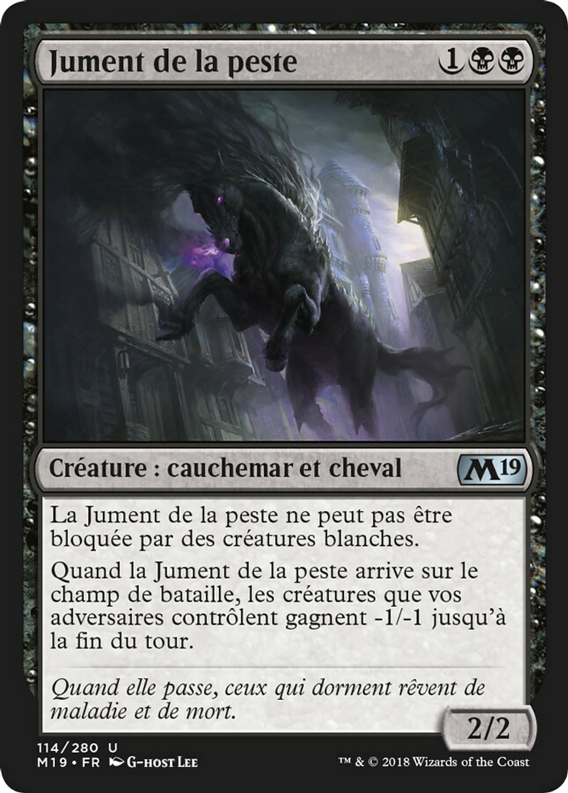 Jument de la peste — Core Set 2019 — Magic: The Gathering