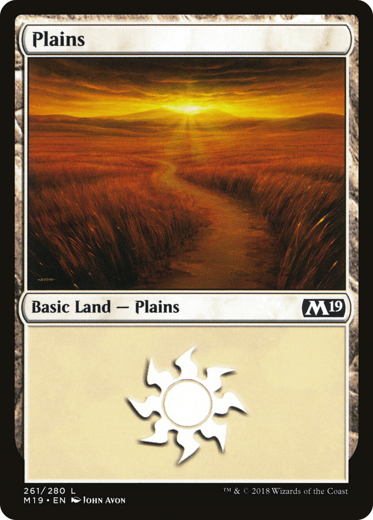 Plains — Core Set 2019 — Magic: The Gathering