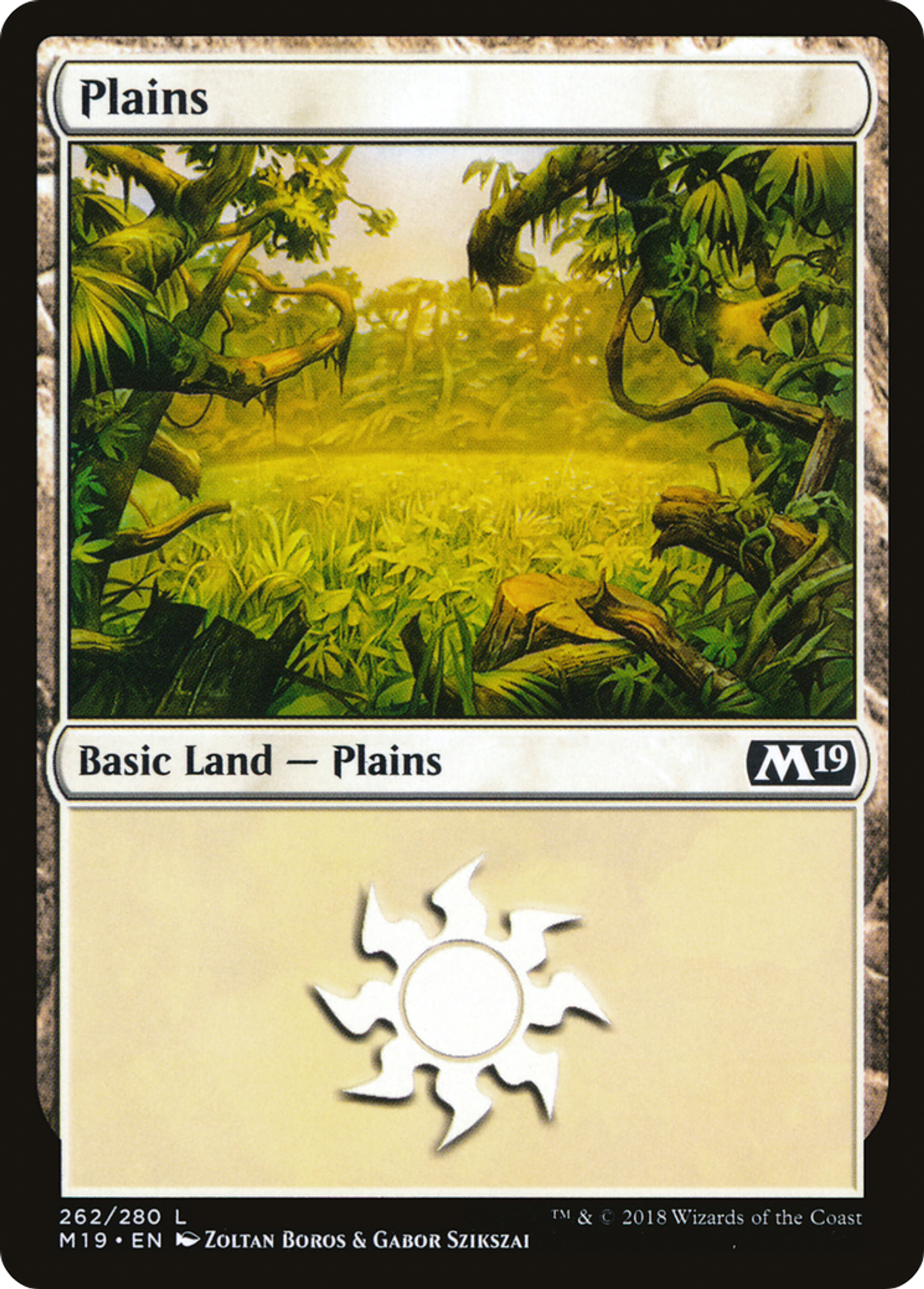 Plains — Core Set 2019 — Magic: The Gathering