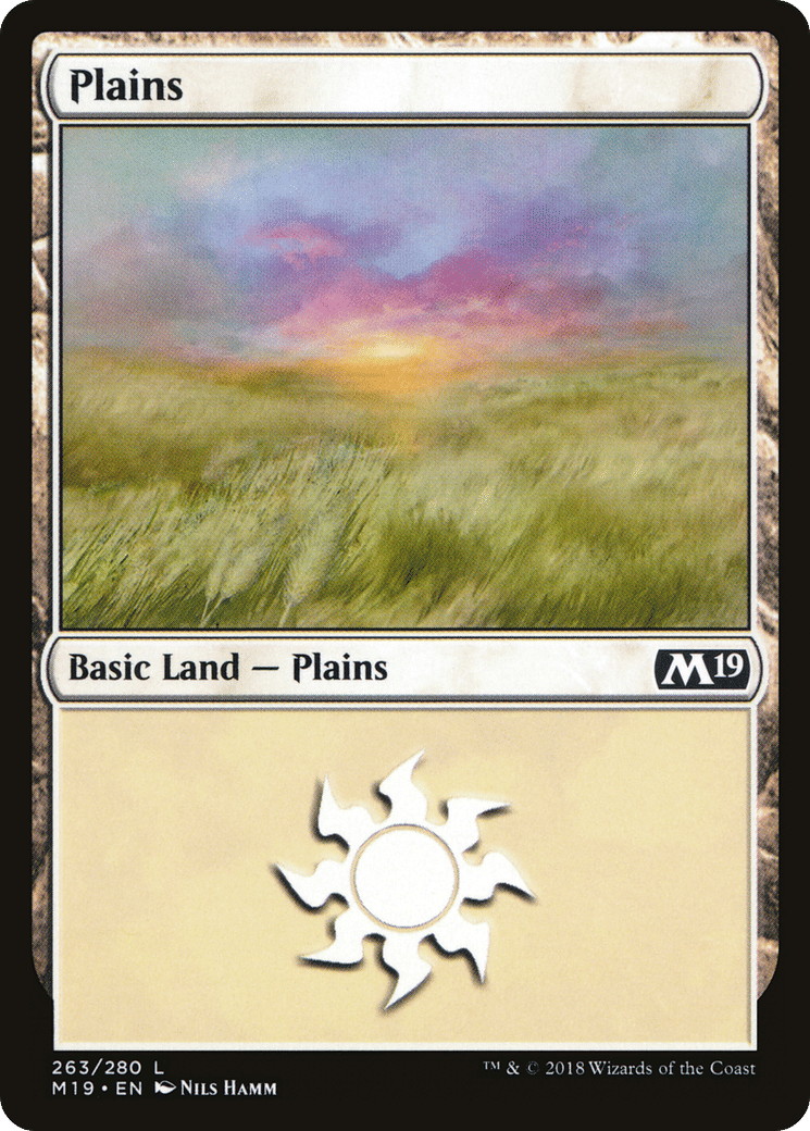 Plains — Core Set 2019 — Magic: The Gathering