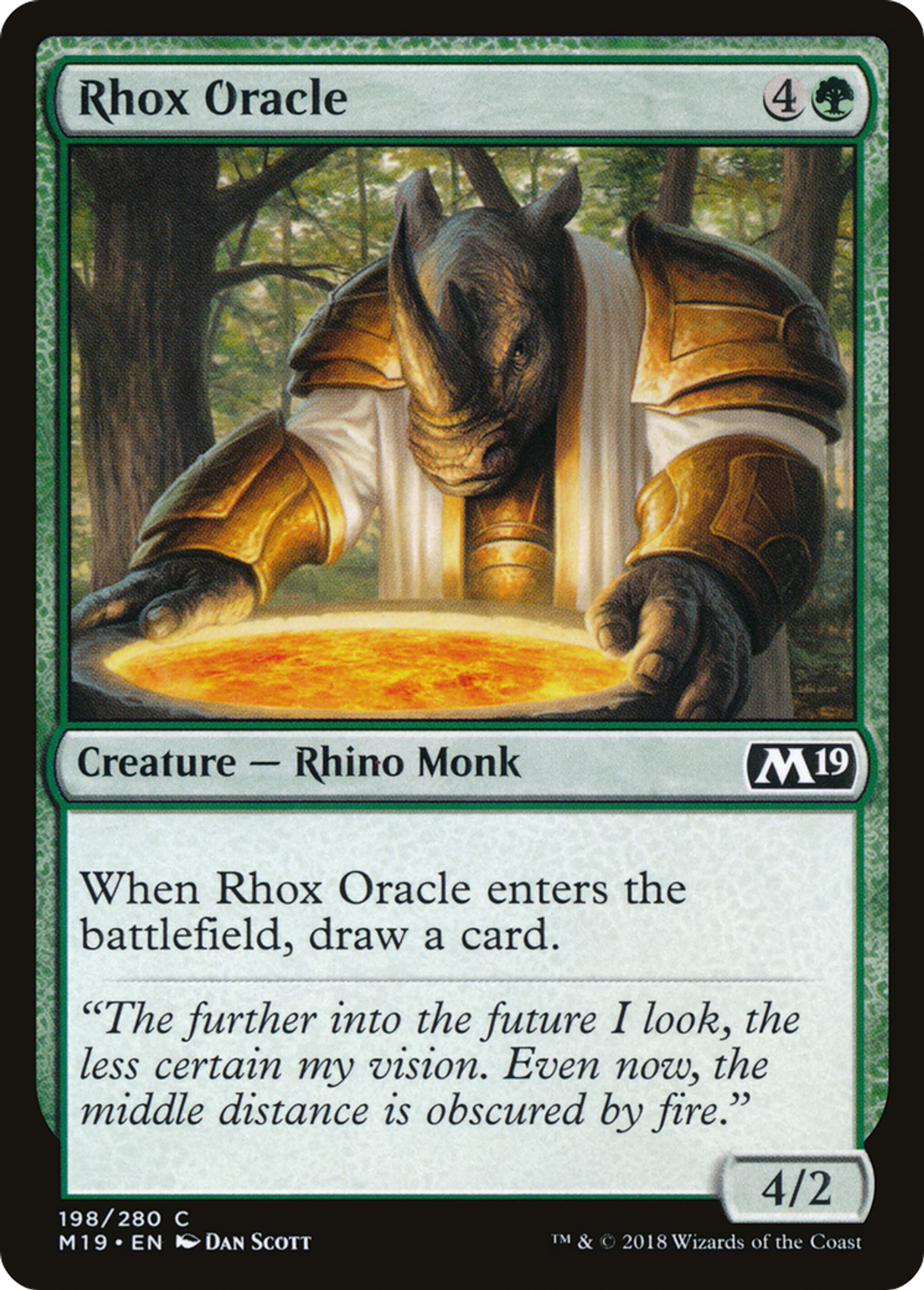Rhox Oracle — Core Set 2019 — Magic: The Gathering