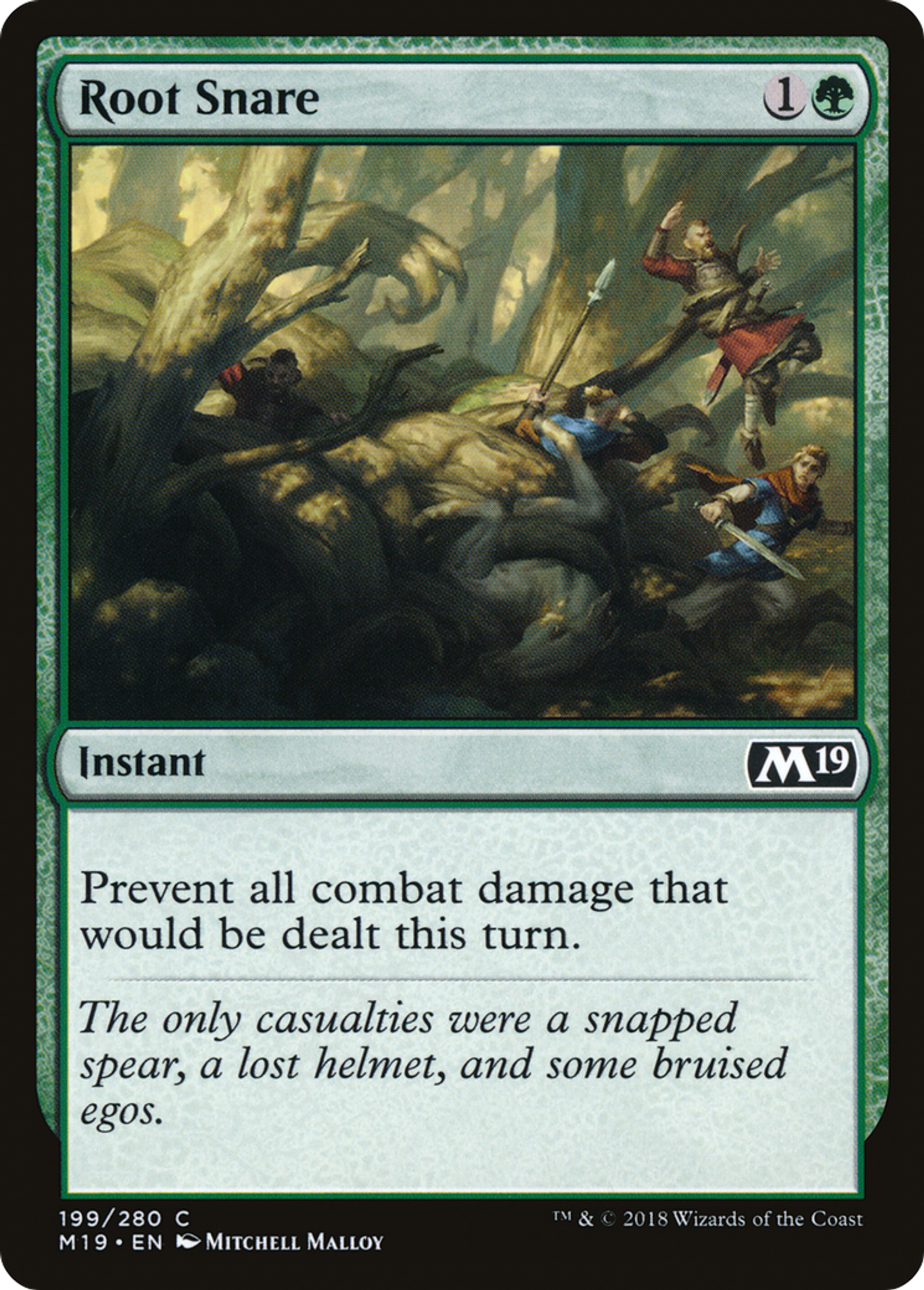 Root Snare — Core Set 2019 — Magic: The Gathering