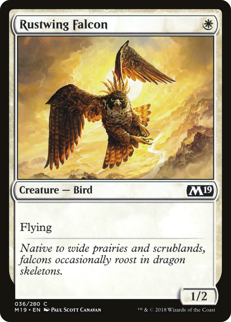 Rustwing Falcon — Core Set 2019 — Magic: The Gathering