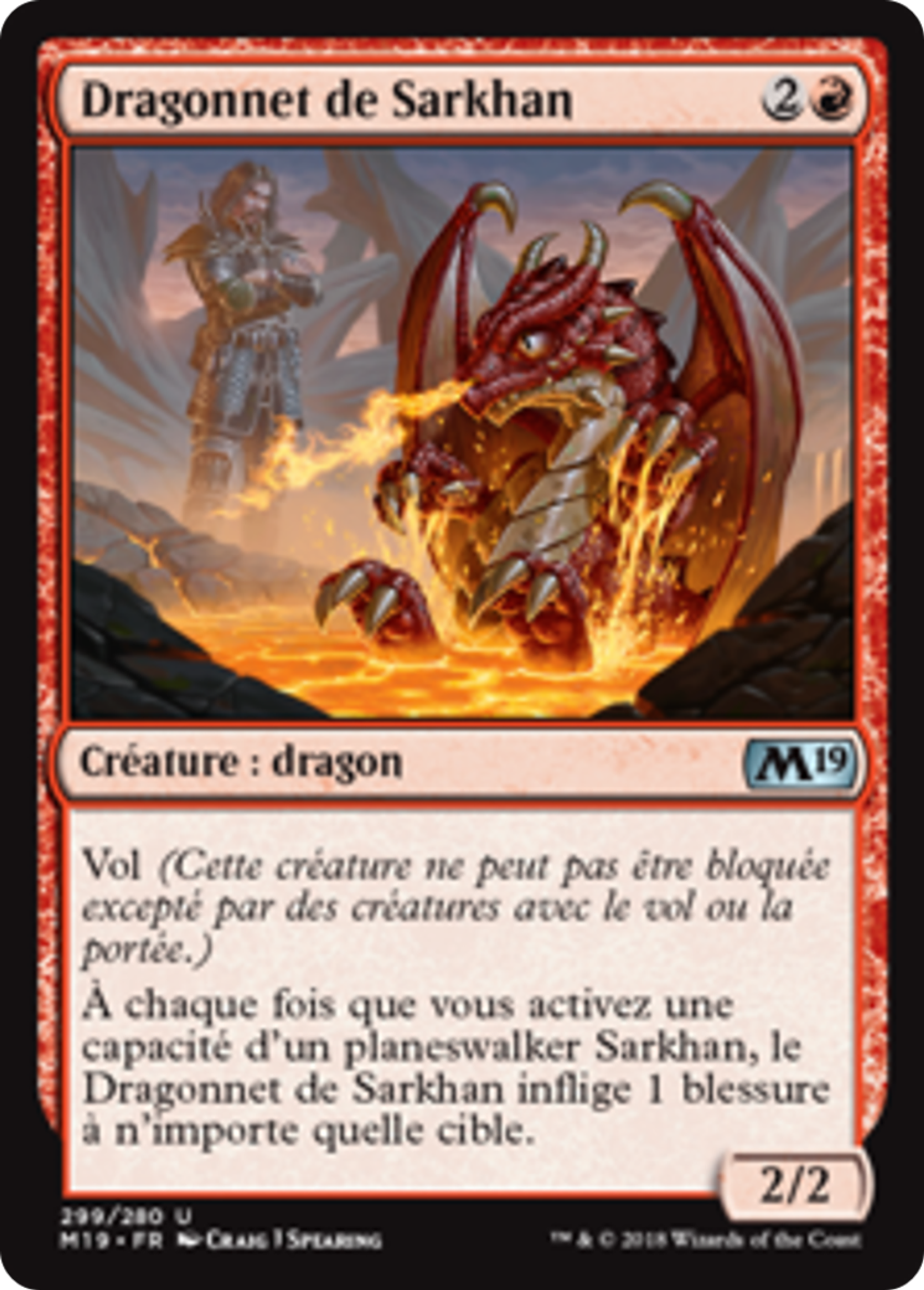 Dragonnet de Sarkhan — Core Set 2019 — Magic: The Gathering