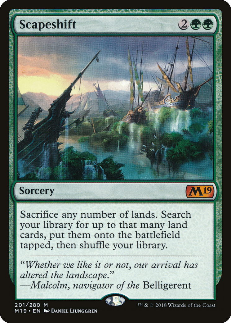 Scapeshift — Core Set 2019 — Magic: The Gathering