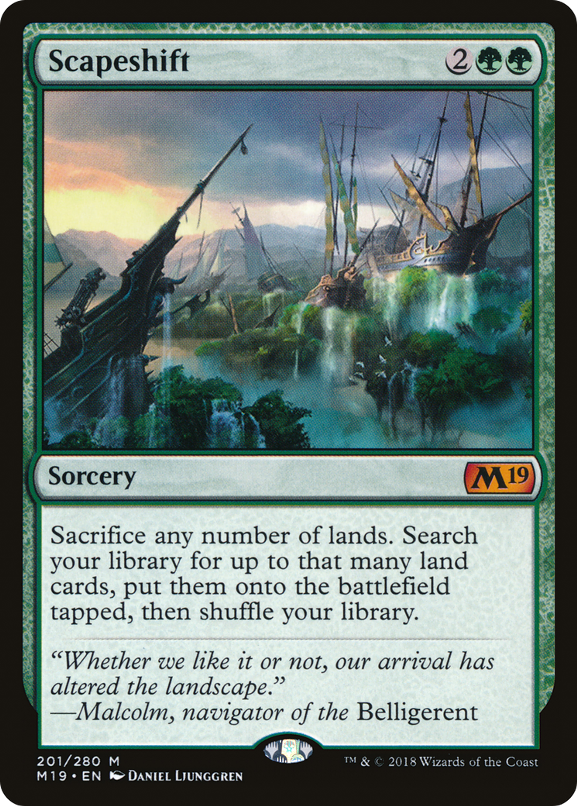 Scapeshift — Core Set 2019 — Magic: The Gathering