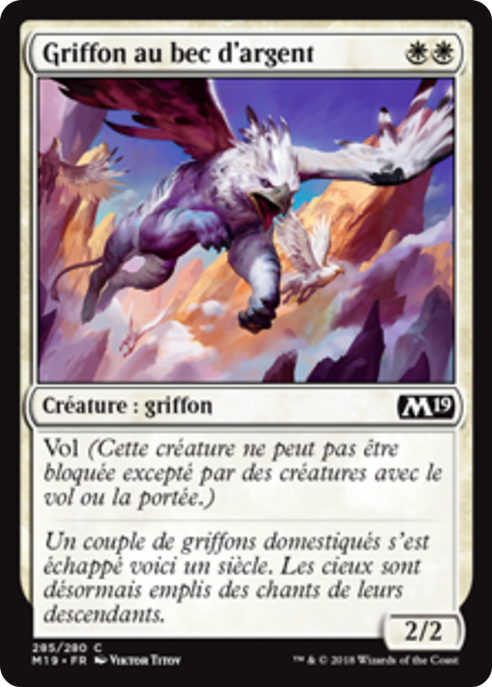 Griffon au bec d'argent — Core Set 2019 — Magic: The Gathering