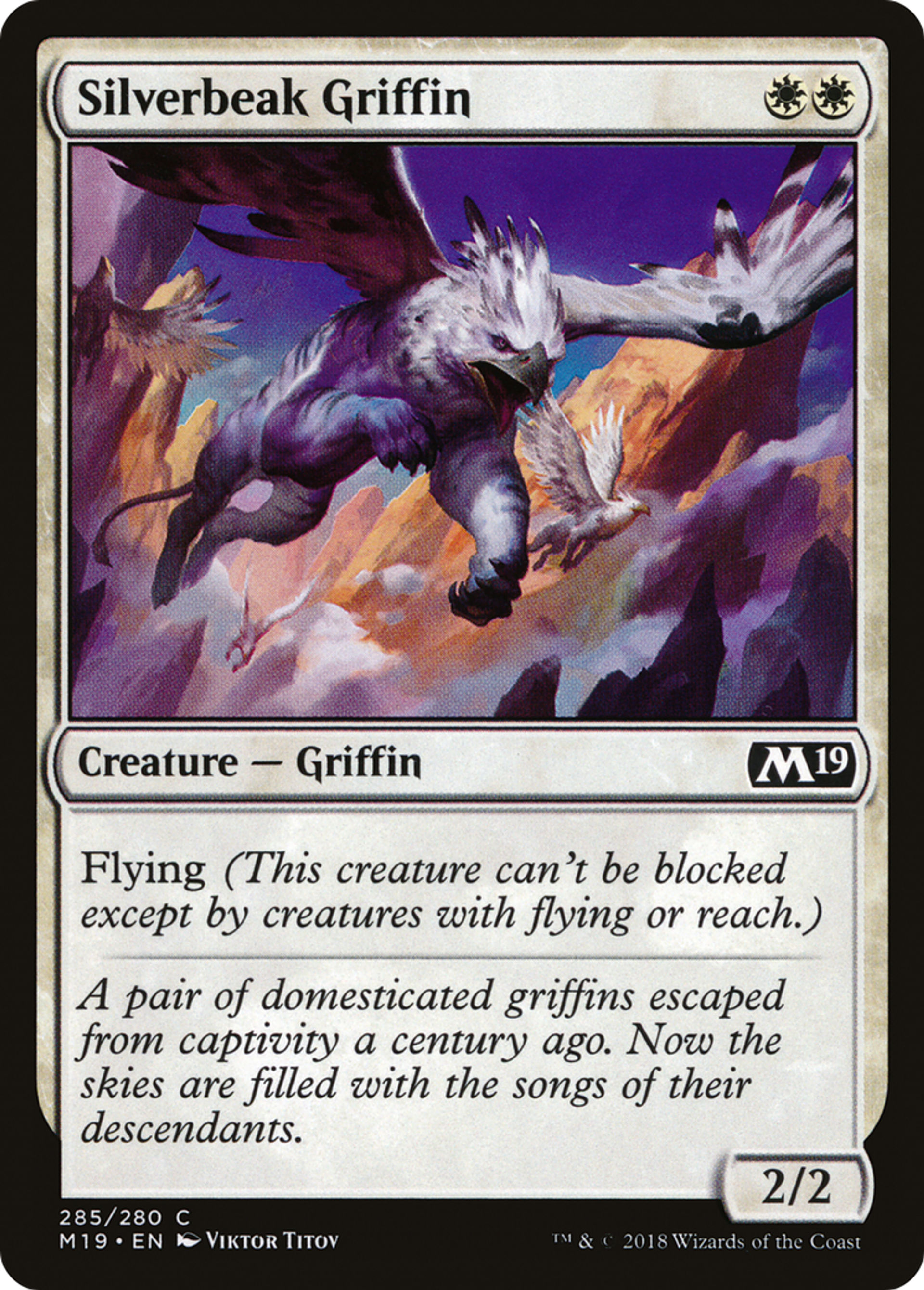Silverbeak Griffin — Core Set 2019 — Magic: The Gathering
