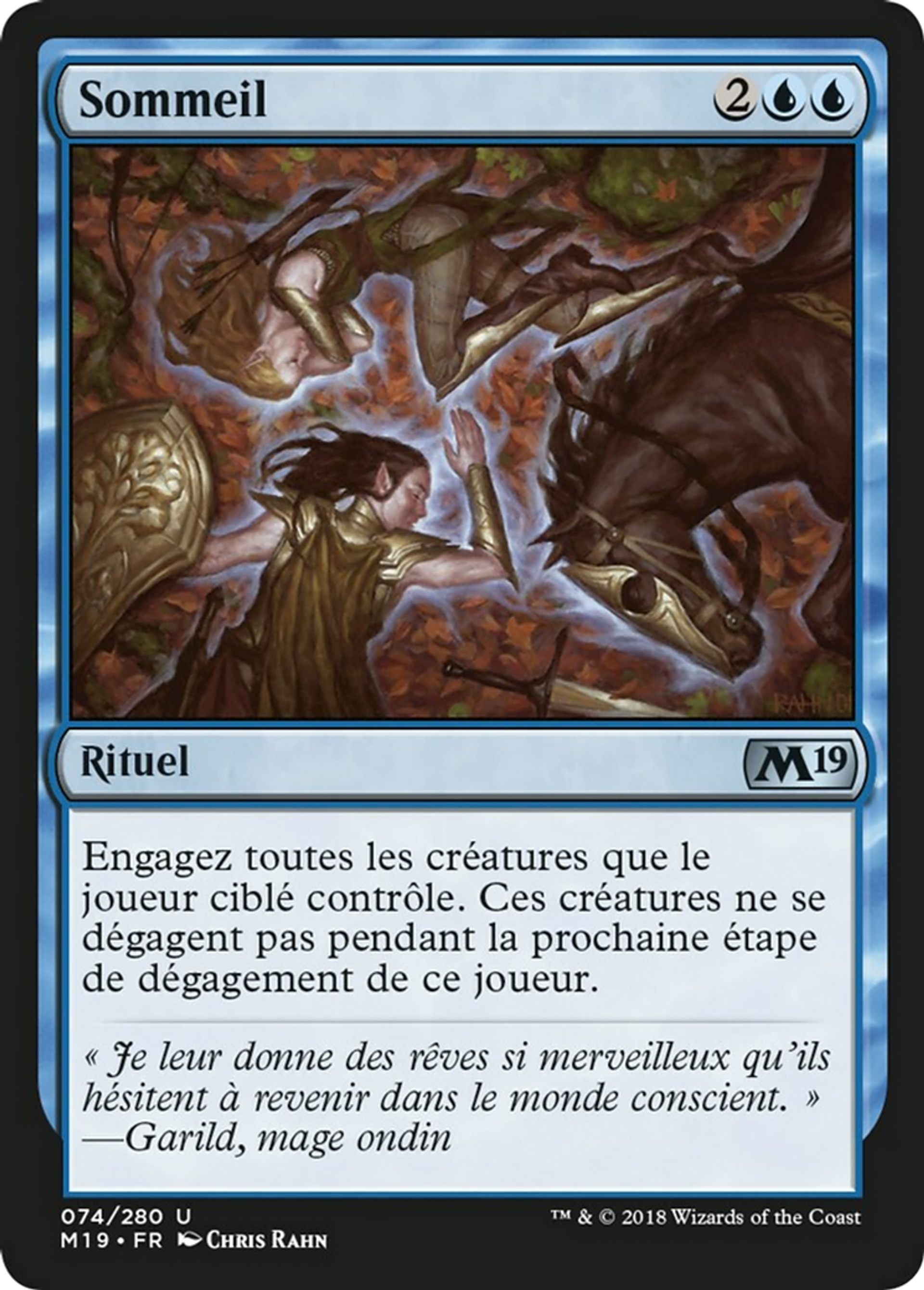 Sommeil — Core Set 2019 — Magic: The Gathering