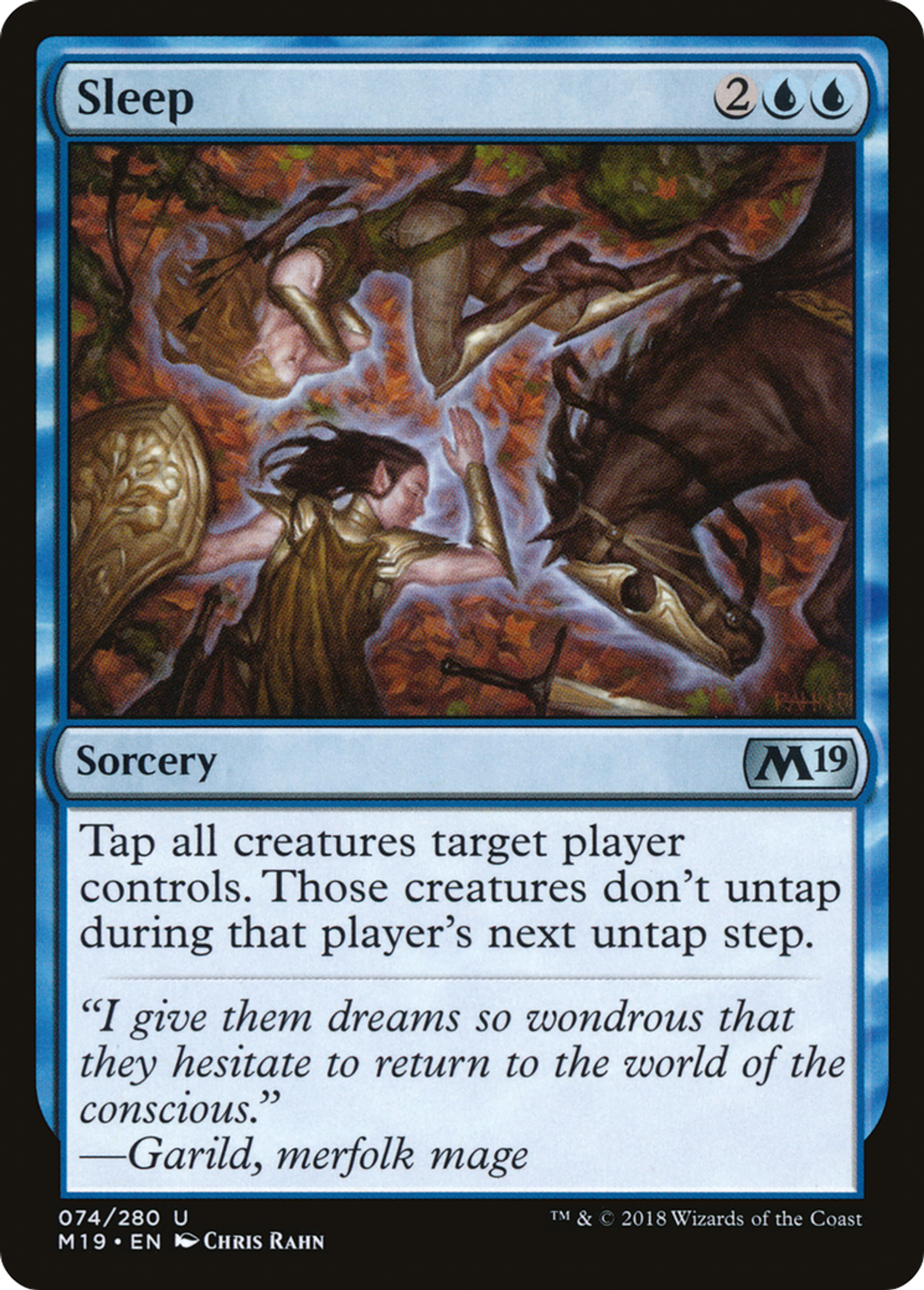 Sleep — Core Set 2019 — Magic: The Gathering