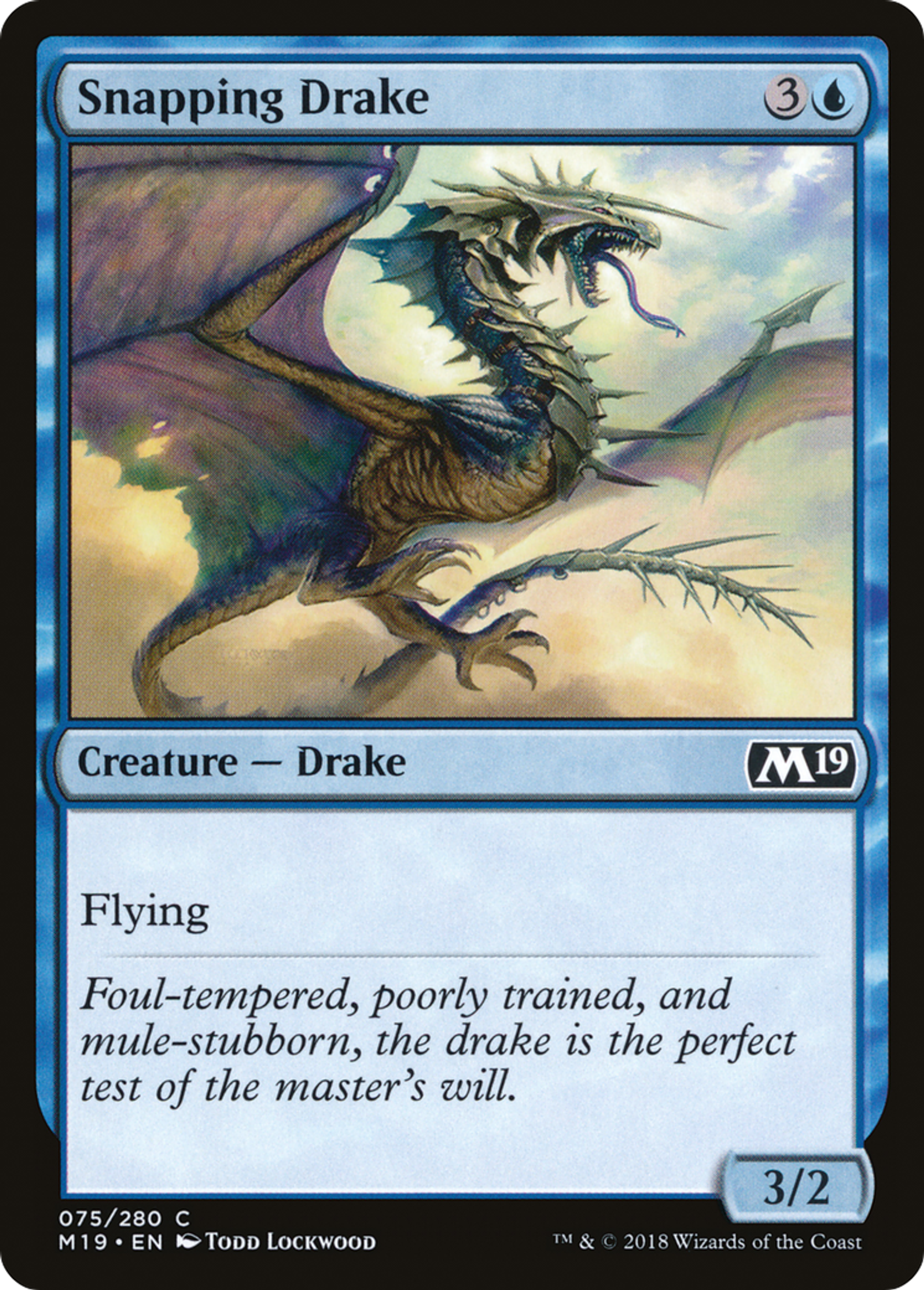 Drakôn happeur — Core Set 2019 — Magic: The Gathering