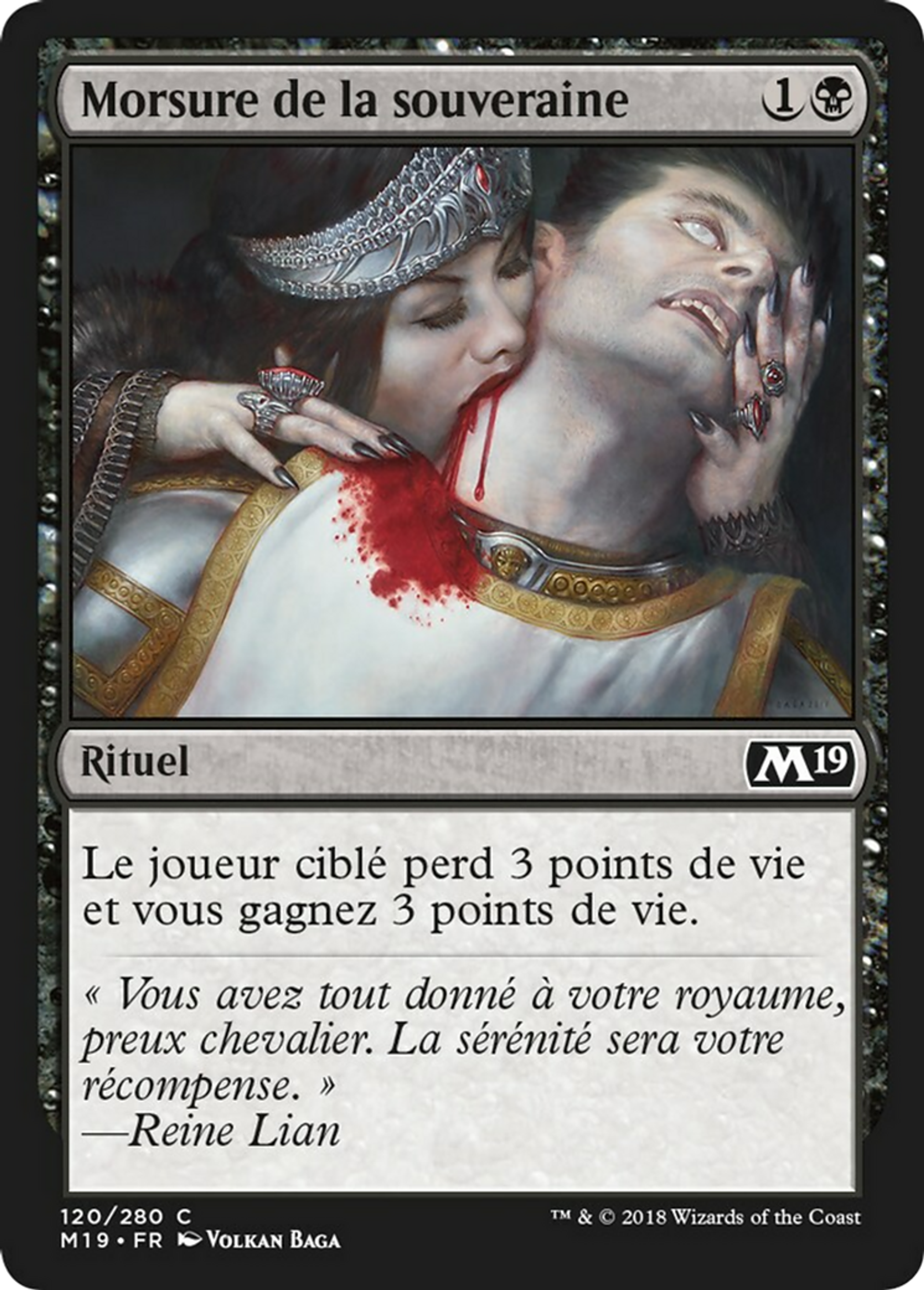 Morsure de la souveraine — Core Set 2019 — Magic: The Gathering