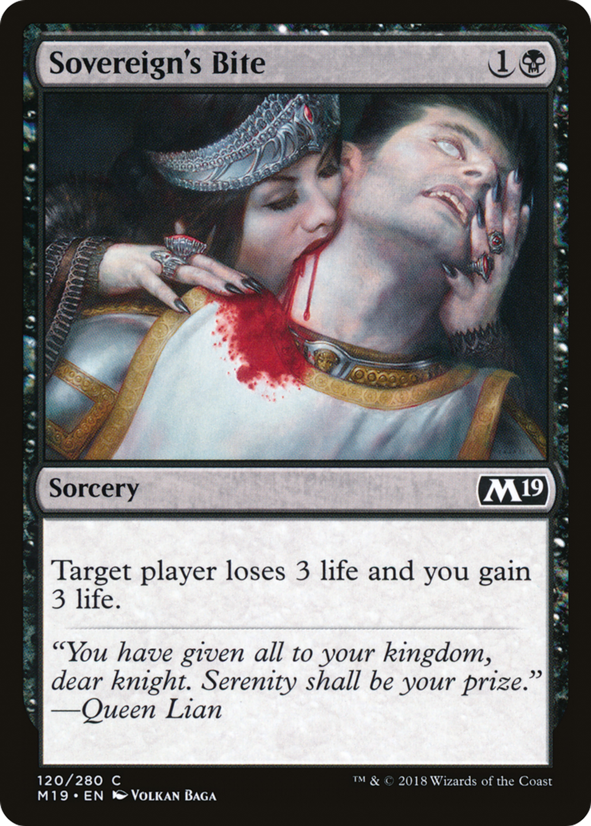 Morsure de la souveraine — Core Set 2019 — Magic: The Gathering