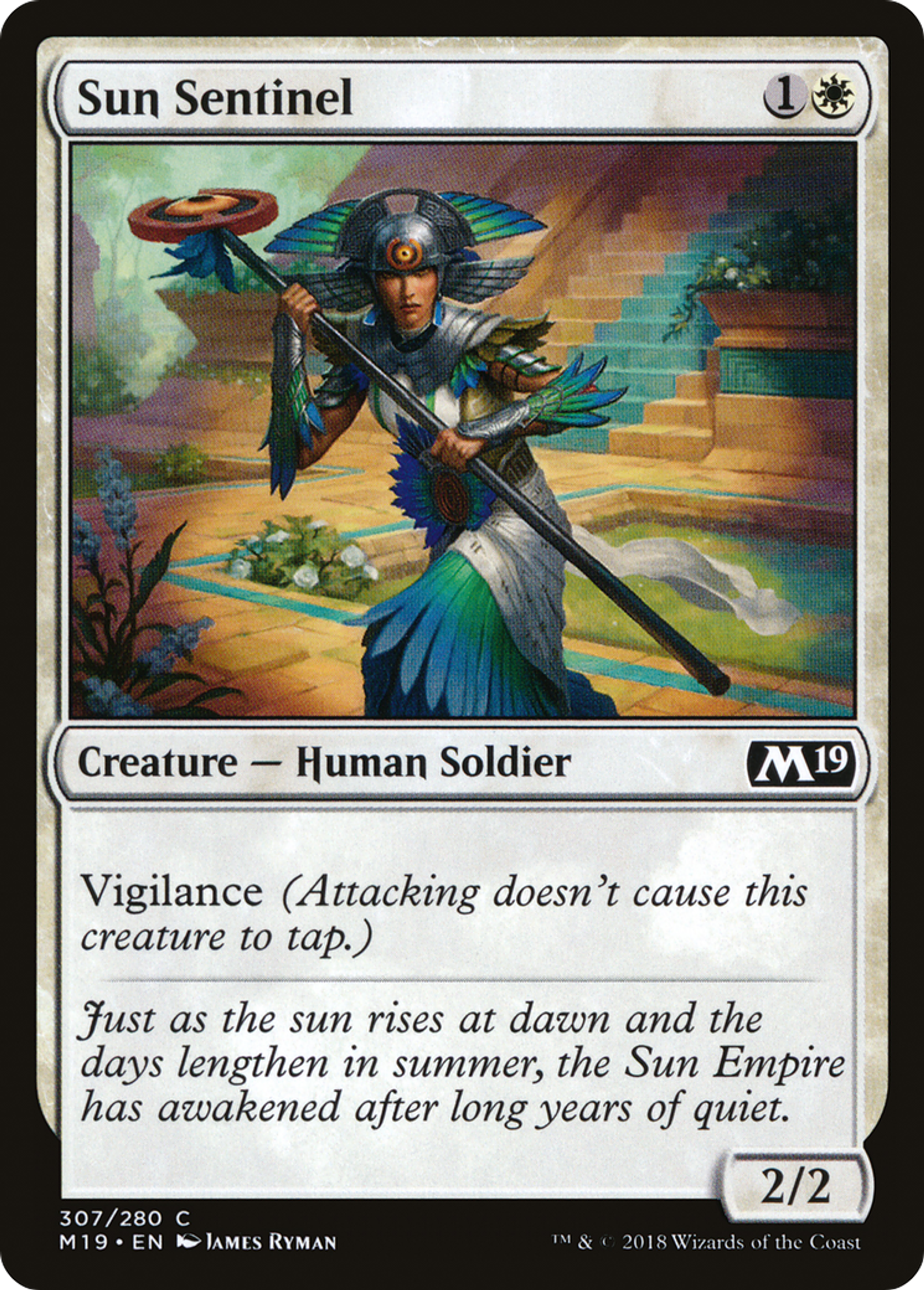 Sun Sentinel — Core Set 2019 — Magic: The Gathering