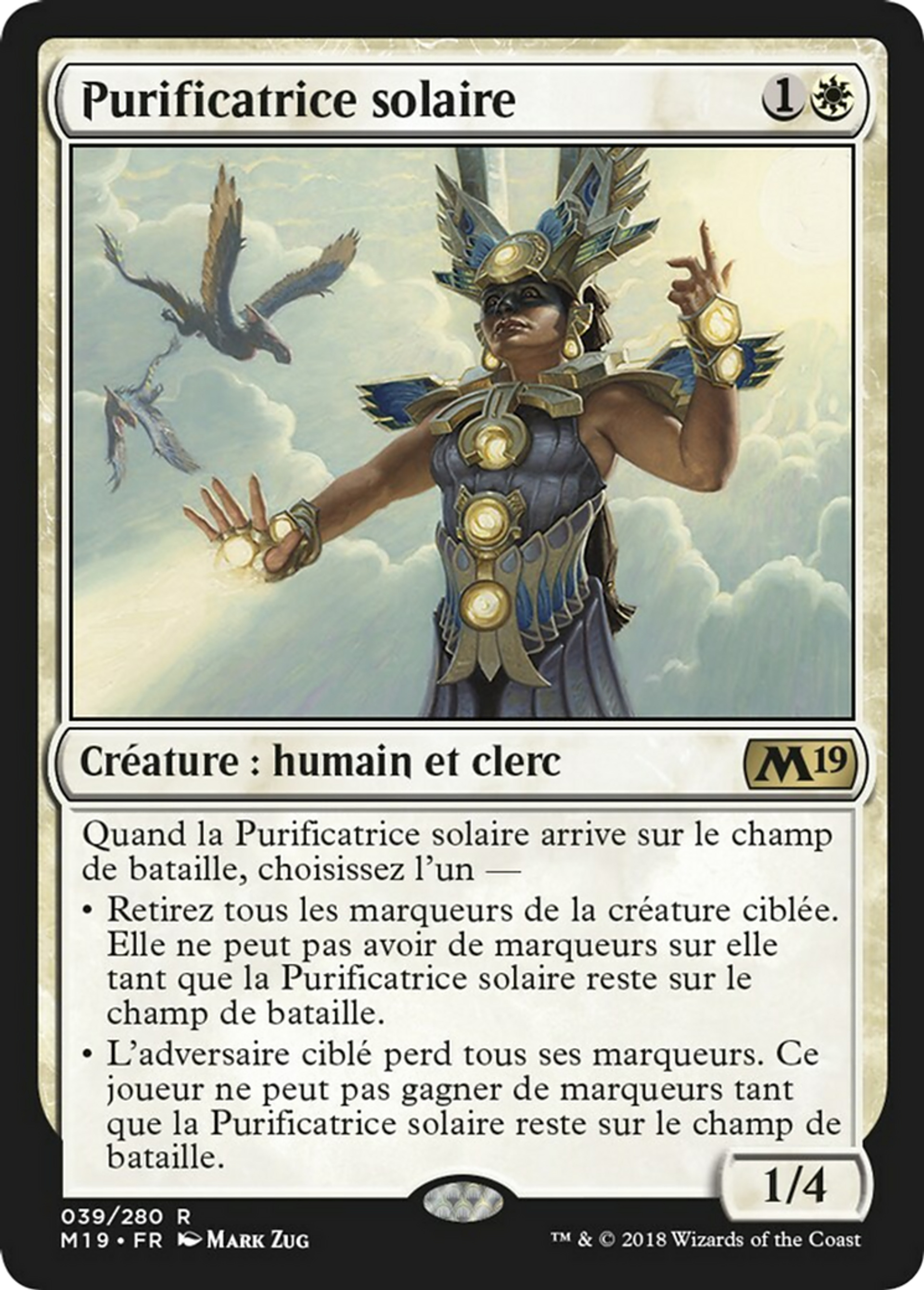 Purificatrice solaire — Core Set 2019 — Magic: The Gathering