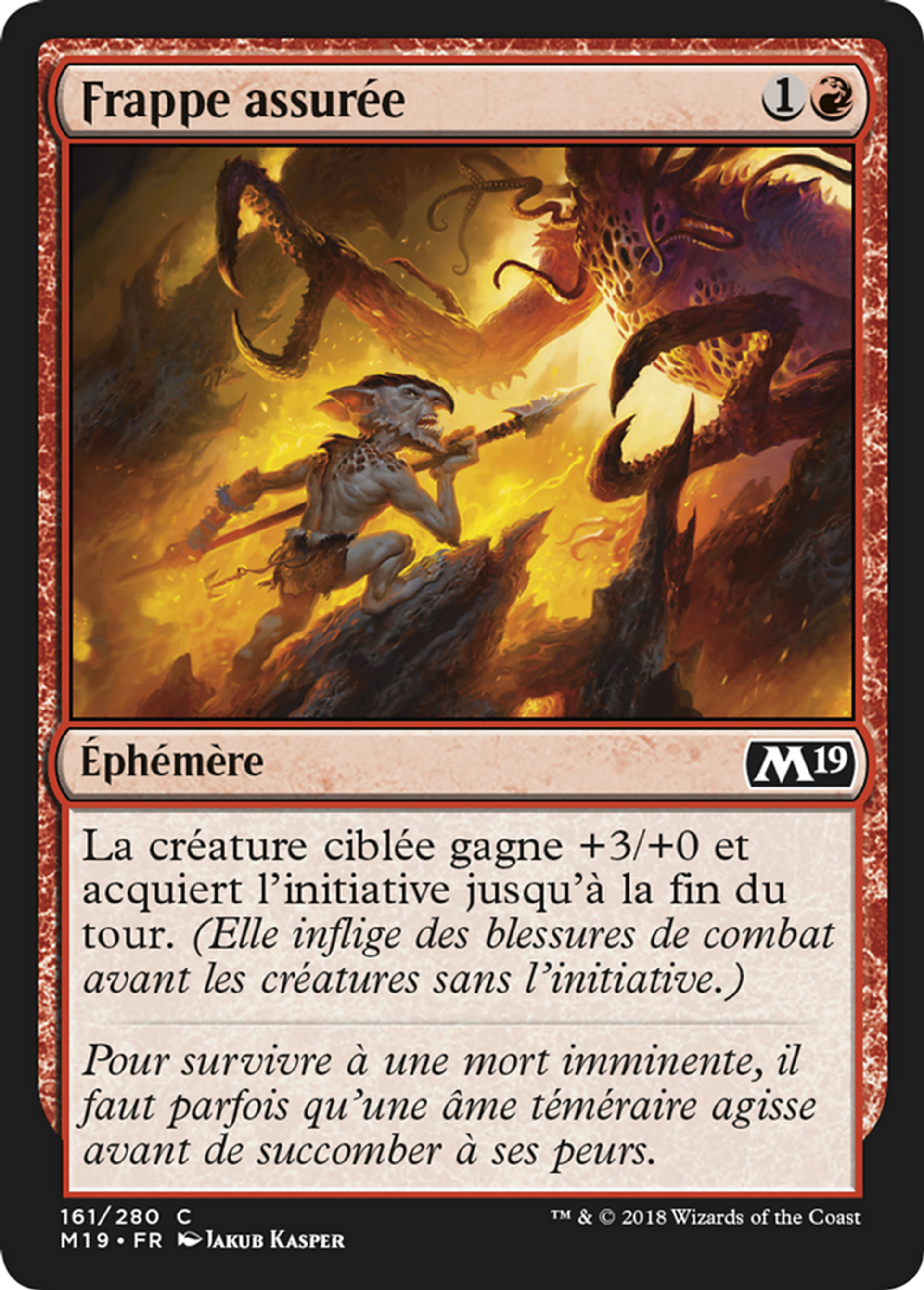 Frappe assurée — Core Set 2019 — Magic: The Gathering