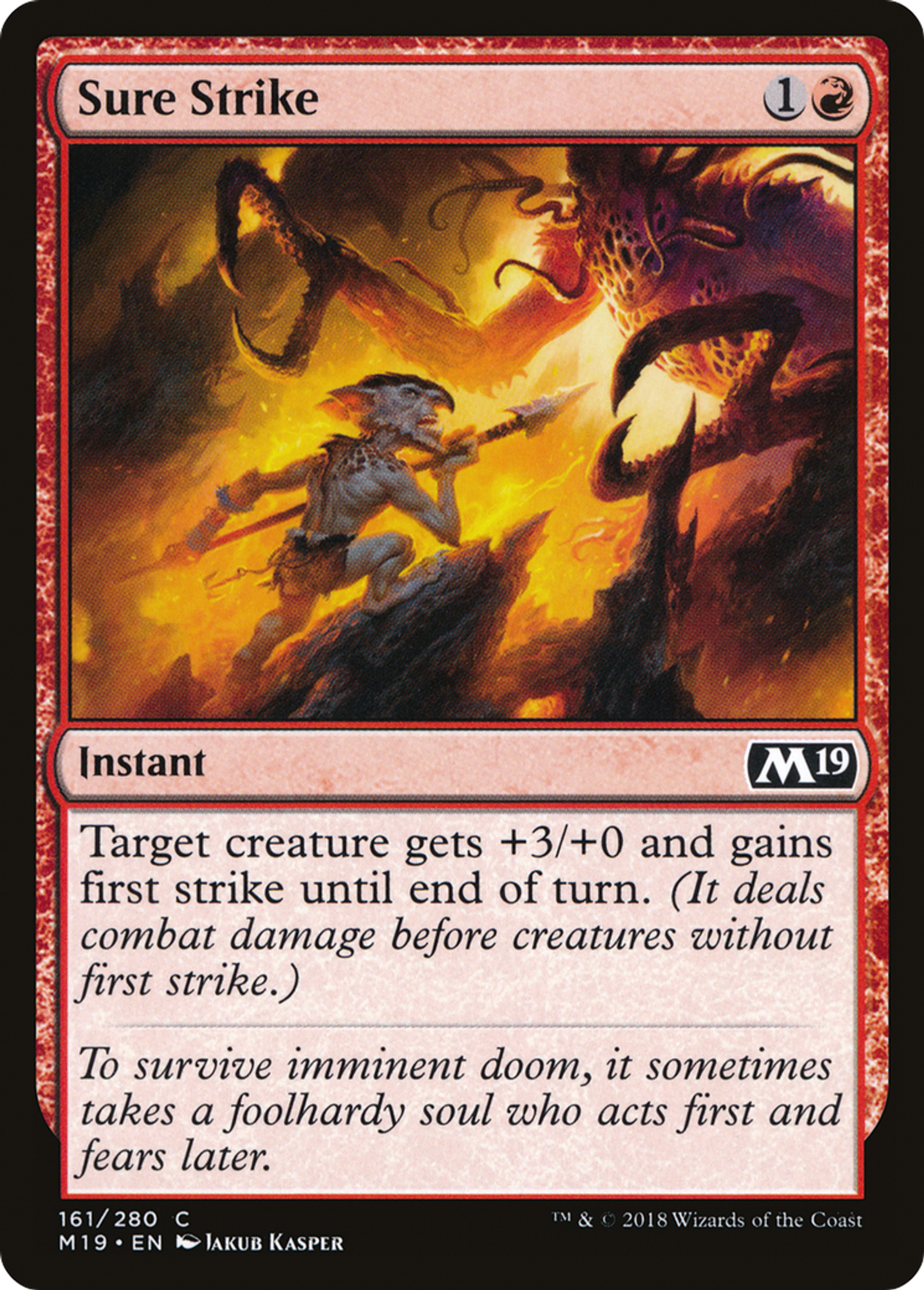 Sure Strike — Core Set 2019 — Magic: The Gathering