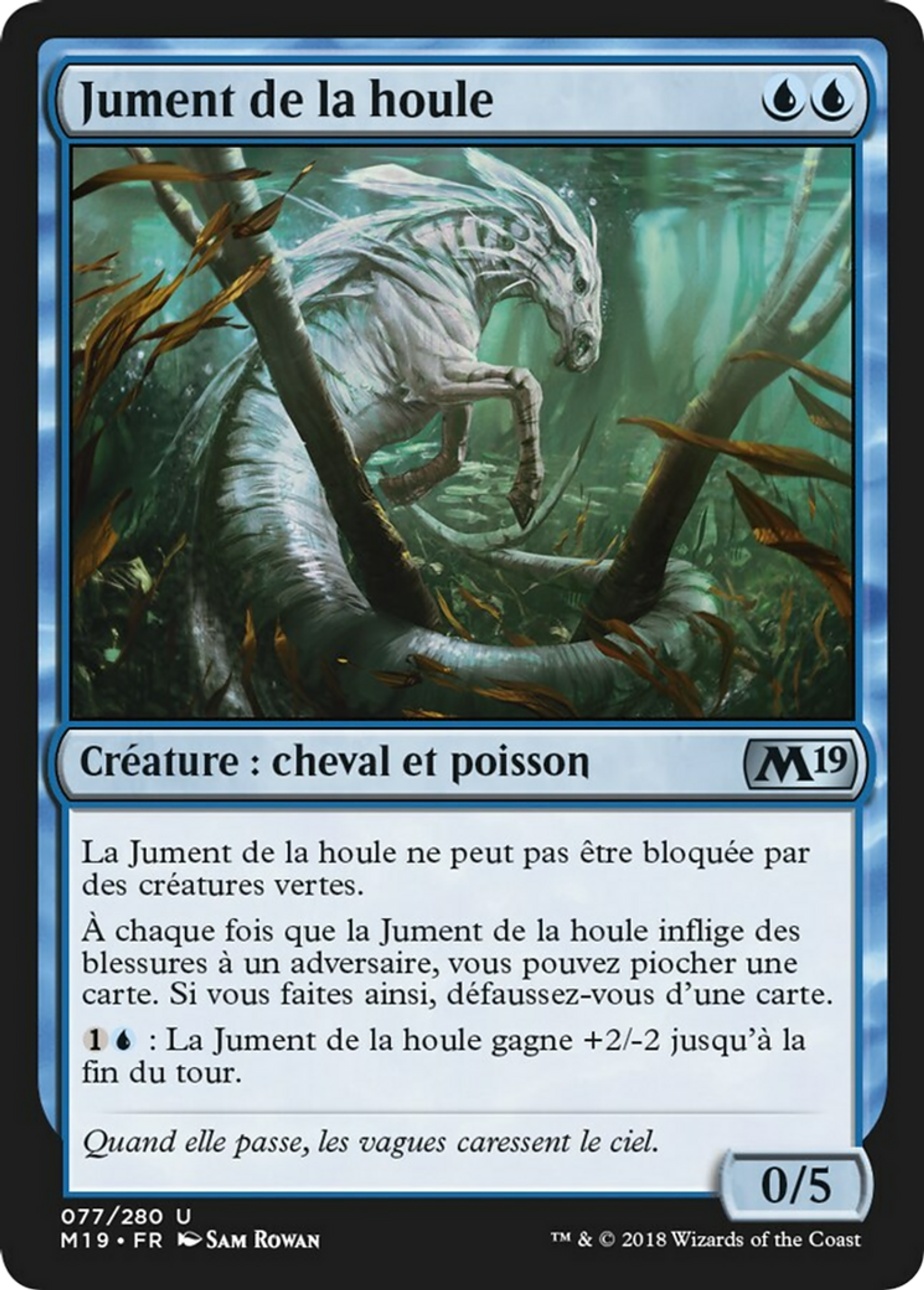 Jument de la houle — Core Set 2019 — Magic: The Gathering