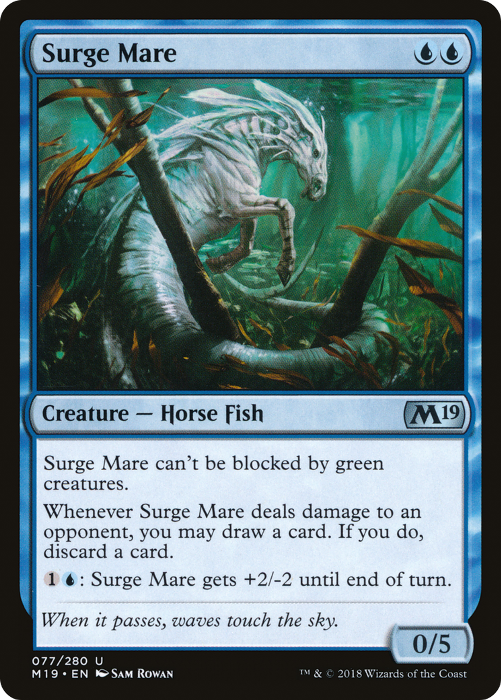 Surge Mare — Core Set 2019 — Magic: The Gathering