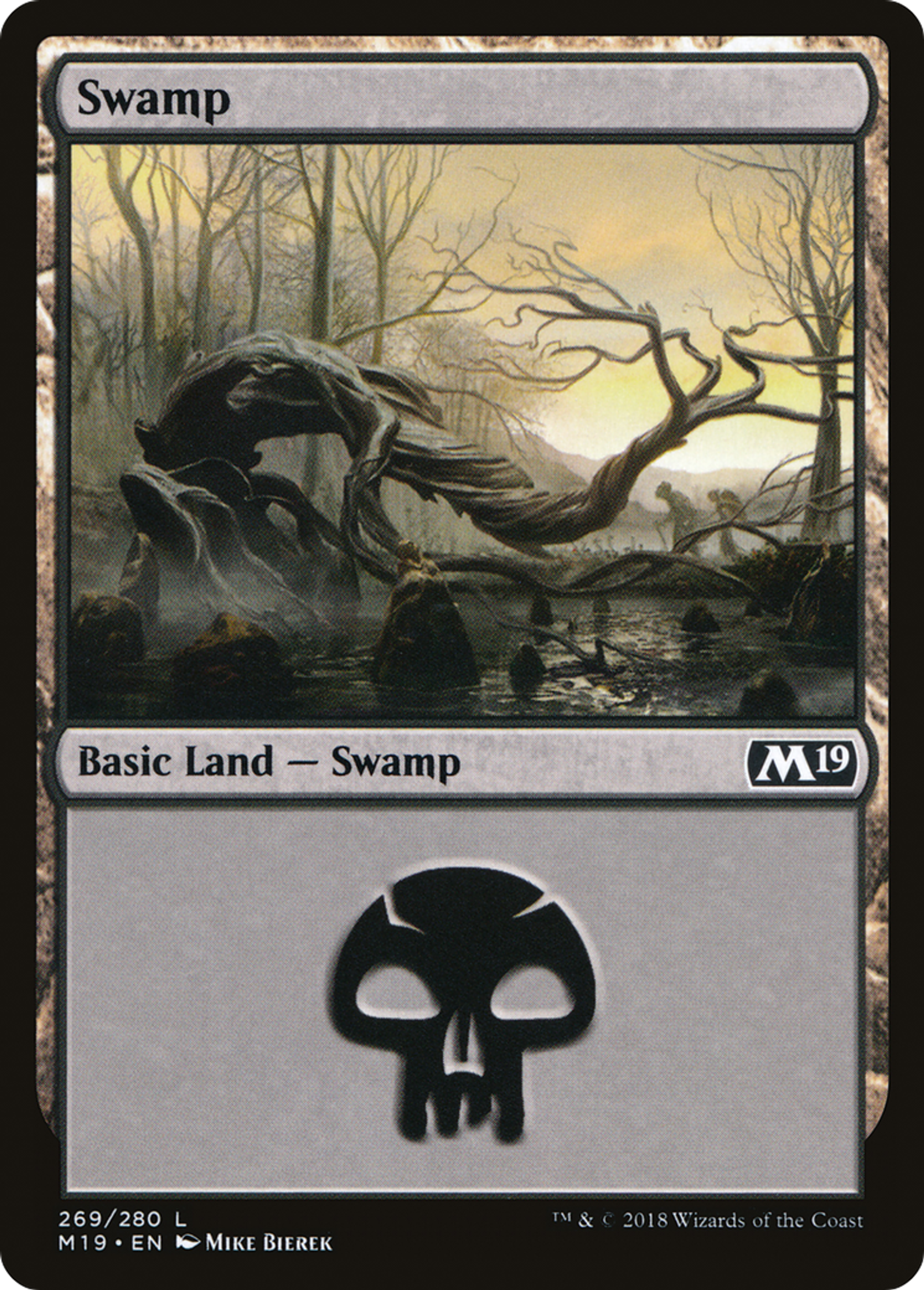 Swamp — Core Set 2019 — Magic: The Gathering