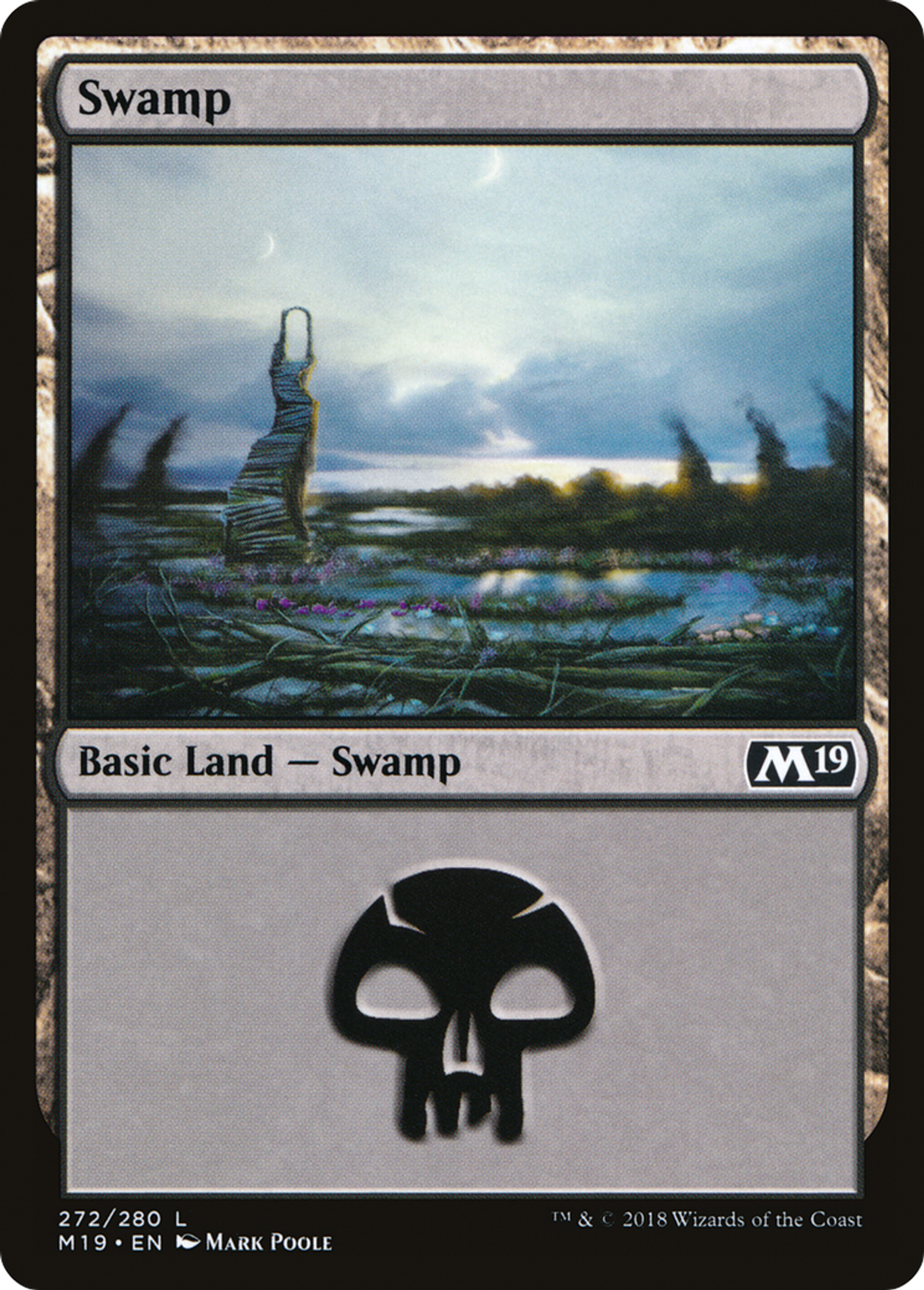 Swamp — Core Set 2019 — Magic: The Gathering