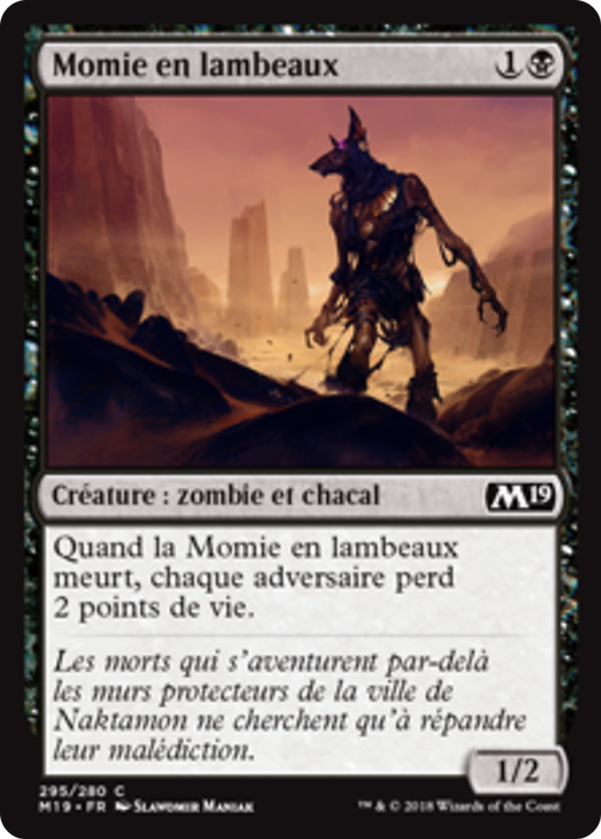 Momie en lambeaux — Core Set 2019 — Magic: The Gathering
