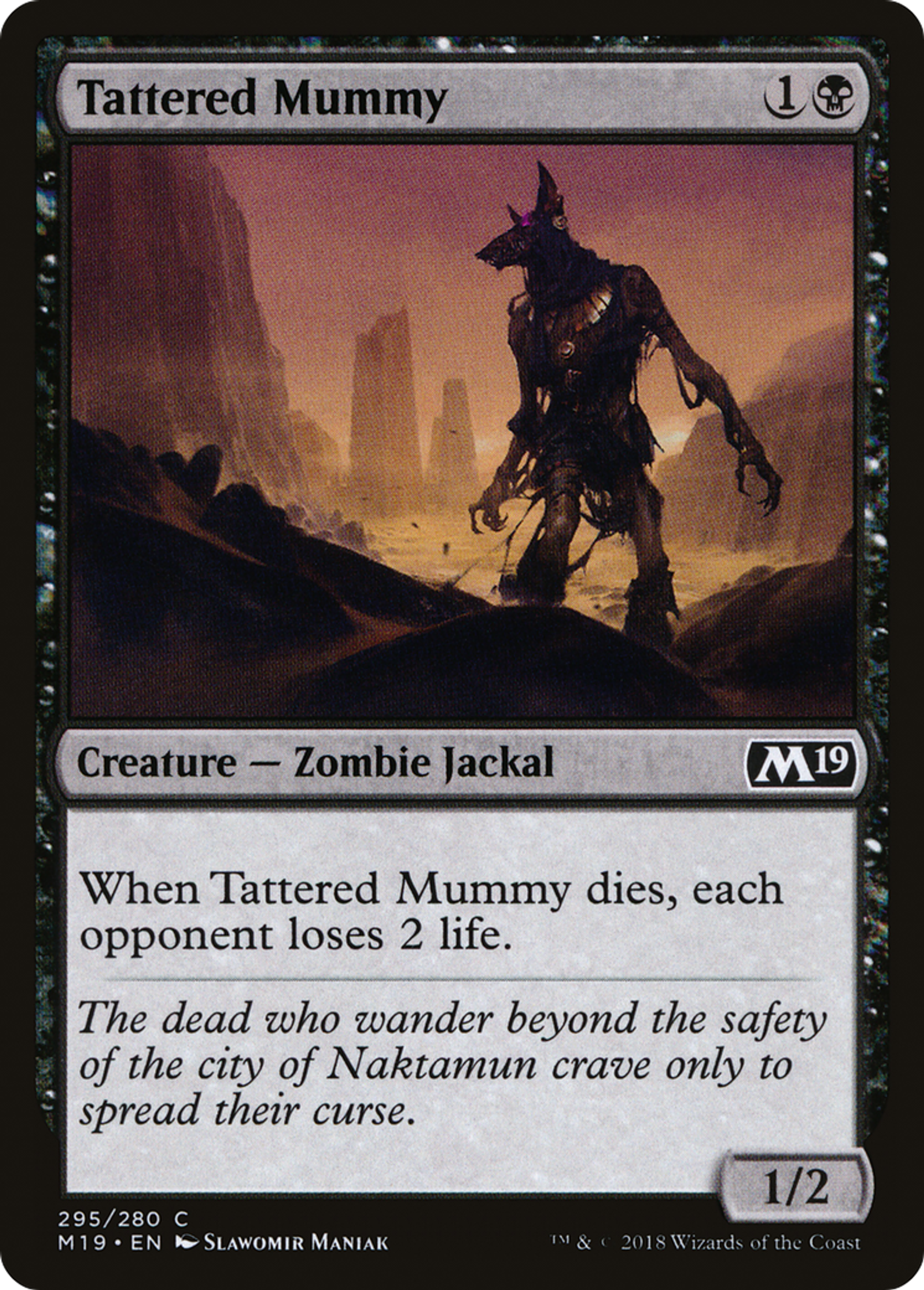 Tattered Mummy — Core Set 2019 — Magic: The Gathering