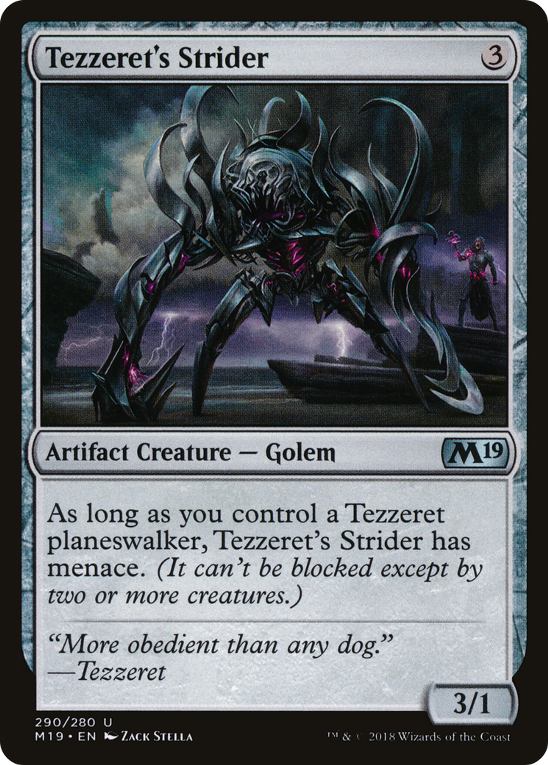 Tezzeret's Strider — Core Set 2019 — Magic: The Gathering