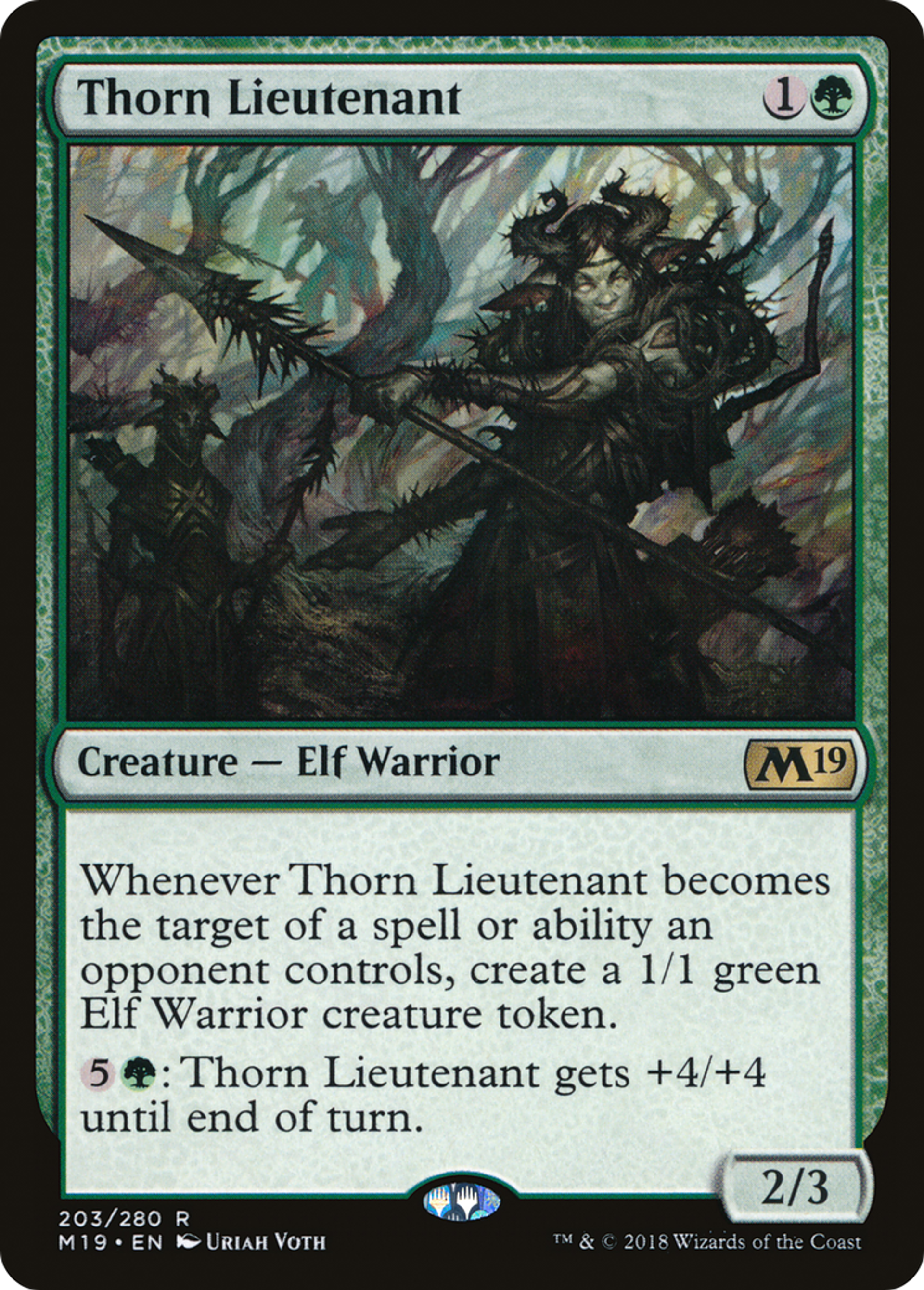 Thorn Lieutenant — Core Set 2019 — Magic: The Gathering