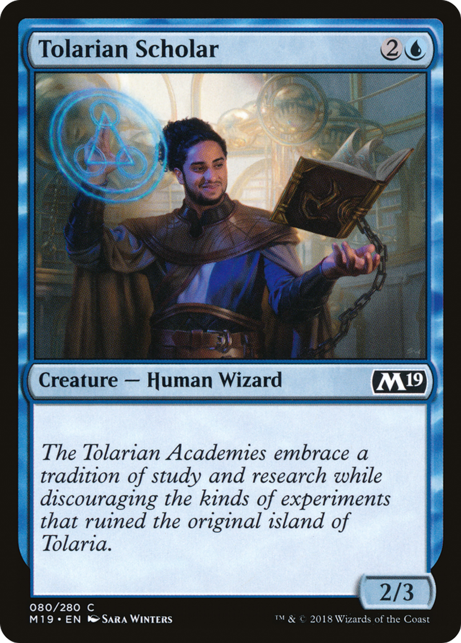 Tolarian Scholar — Core Set 2019 — Magic: The Gathering