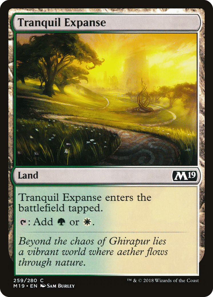 Tranquil Expanse — Core Set 2019 — Magic: The Gathering