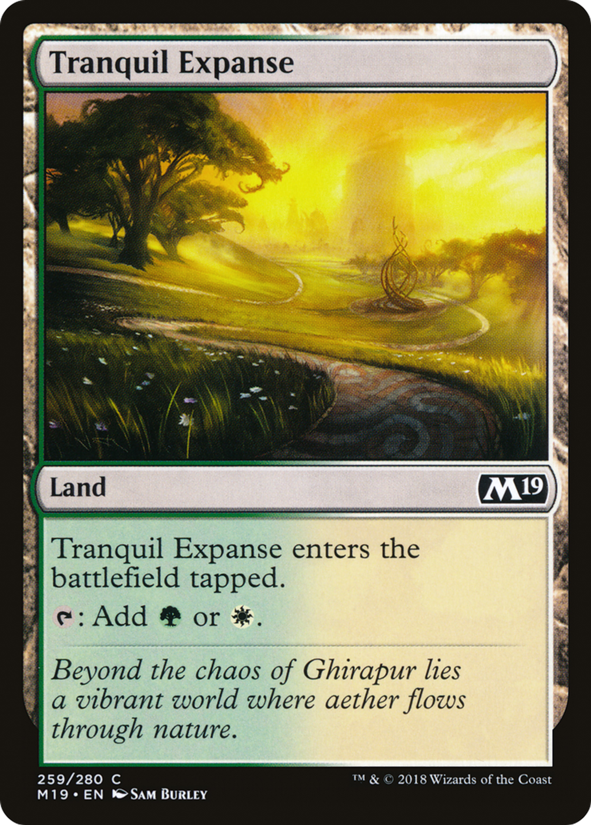 Tranquil Expanse — Core Set 2019 — Magic: The Gathering